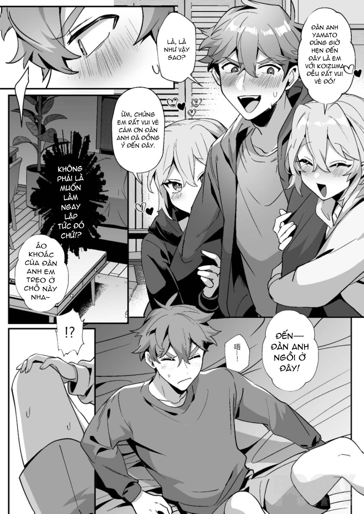 HentaiVN.net - Ảnh 20 - Anh chàng ngốc và 2 chú thỏ sinh đôi - Oneshot