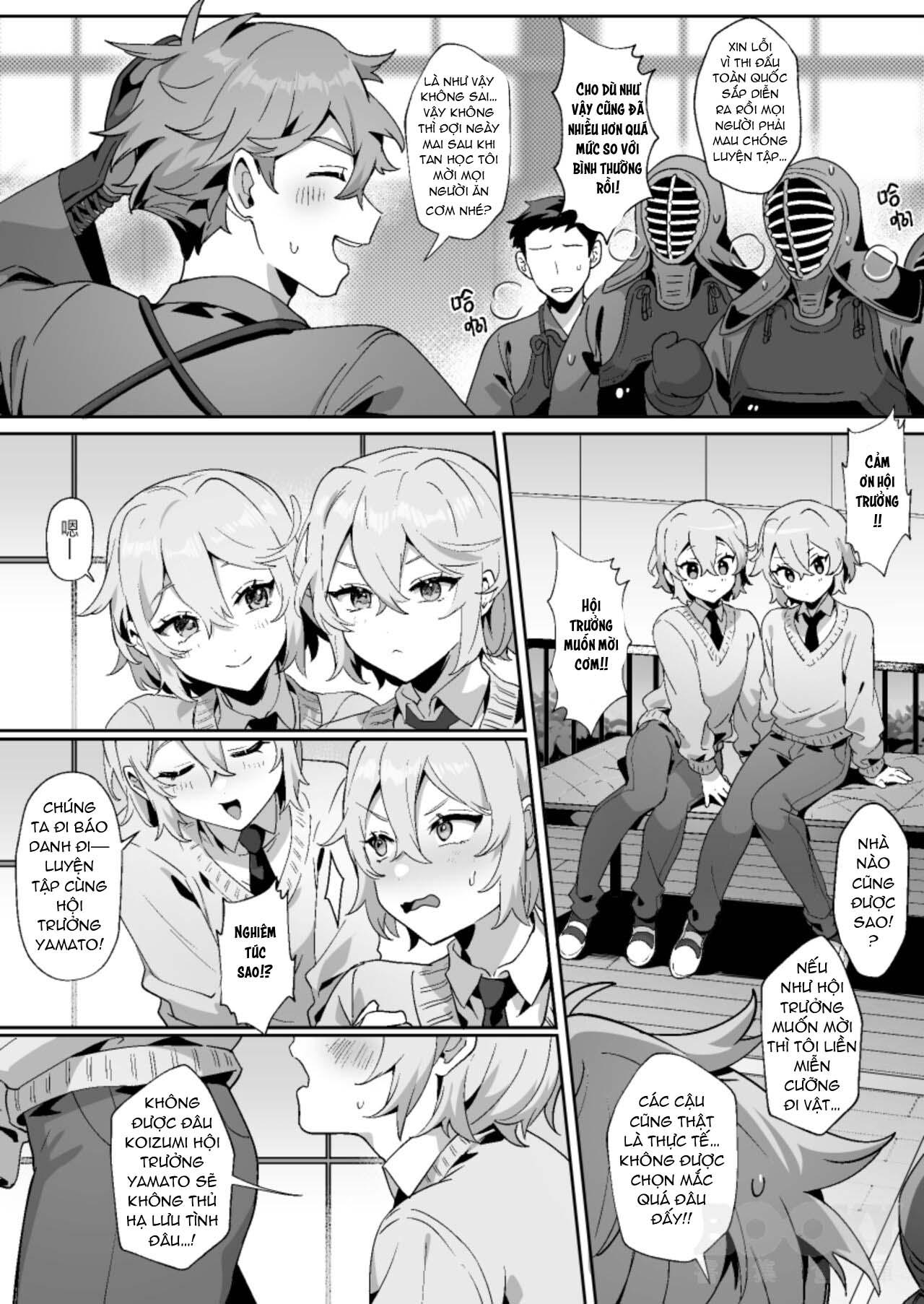 HentaiVN.net - Ảnh 3 - Anh chàng ngốc và 2 chú thỏ sinh đôi - Oneshot