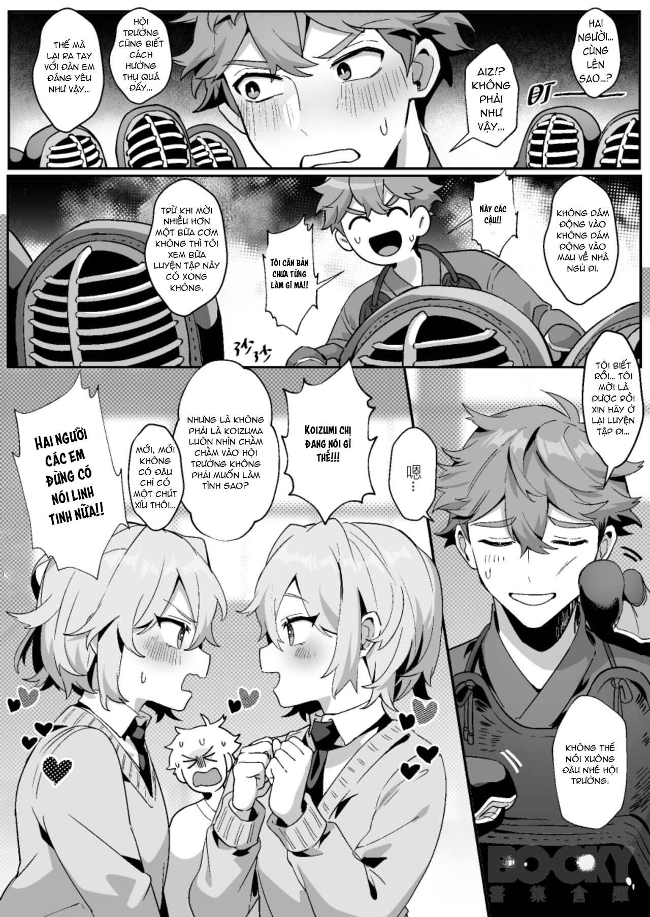 HentaiVN.net - Ảnh 5 - Anh chàng ngốc và 2 chú thỏ sinh đôi - Oneshot