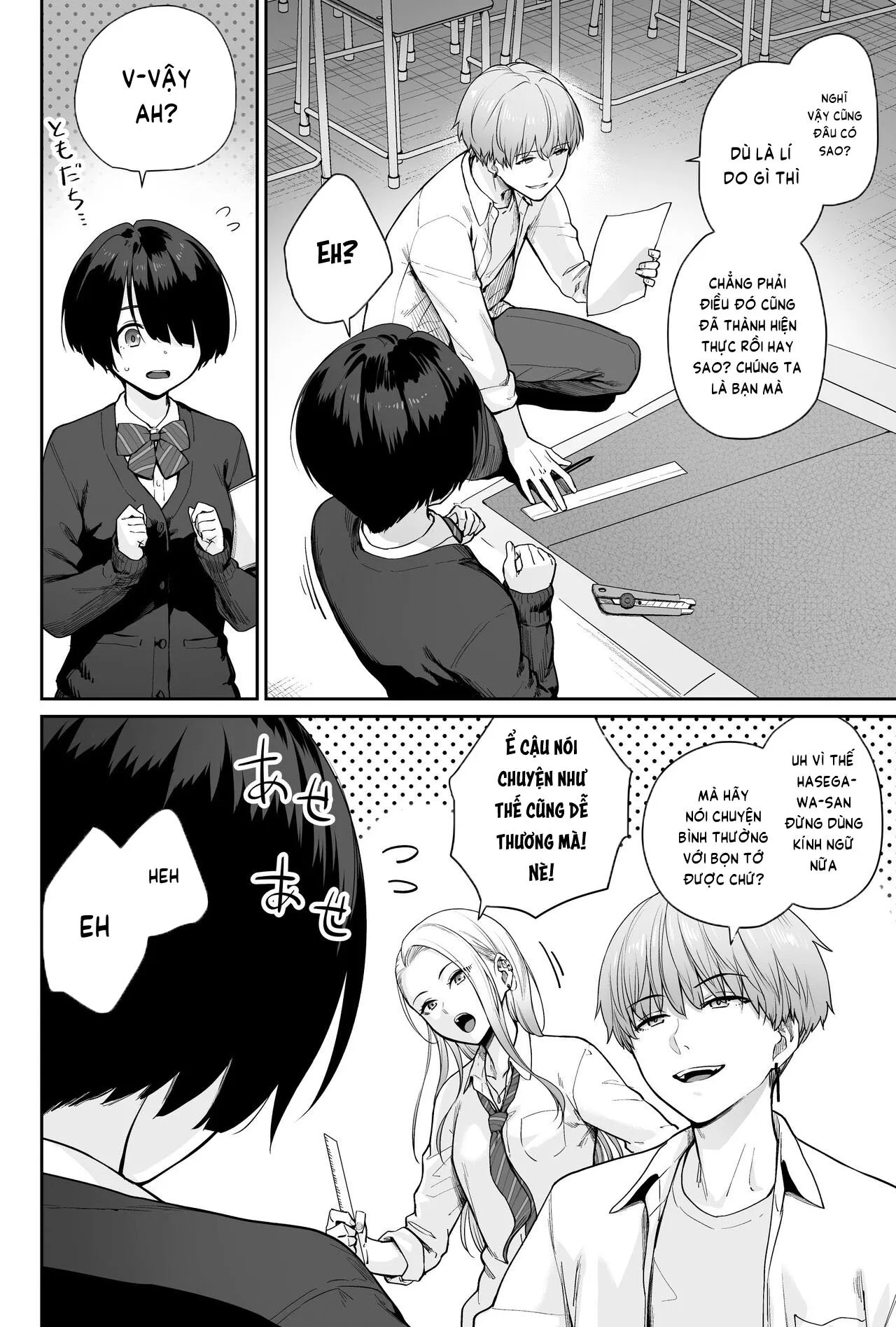 HentaiVN.net - Ảnh 27 - Những ngôi sao trên trời chỉ là những đốm sáng - Một lớp học nơi chỉ có tôi không được chịch [Sora no Hoshi wa Tada no Hikari -Ore dake ga Sex Dekinai Kyoushitsu-] - Chap 1