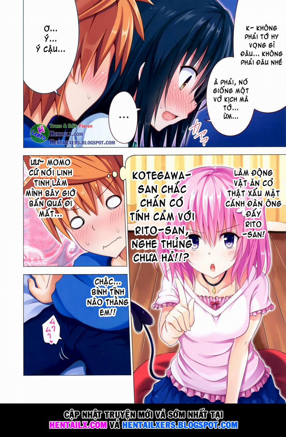 HentaiVN.net - Ảnh 7 - Moshi Rito Darkness (To Love-Ru) [もしリトダークネス] - Chap 5