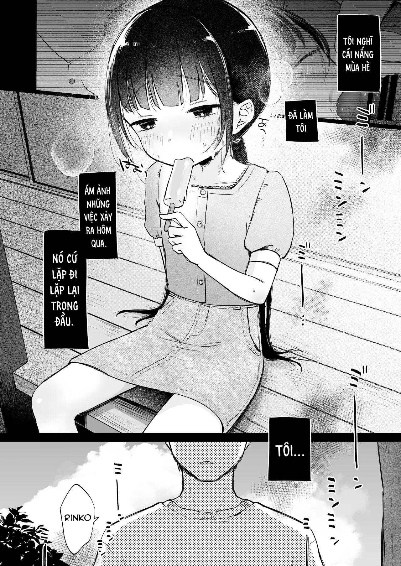 HentaiVN.net - Ảnh 18 - Mùa hè – Lần đầu của Rinko với Oji-san - Oneshot