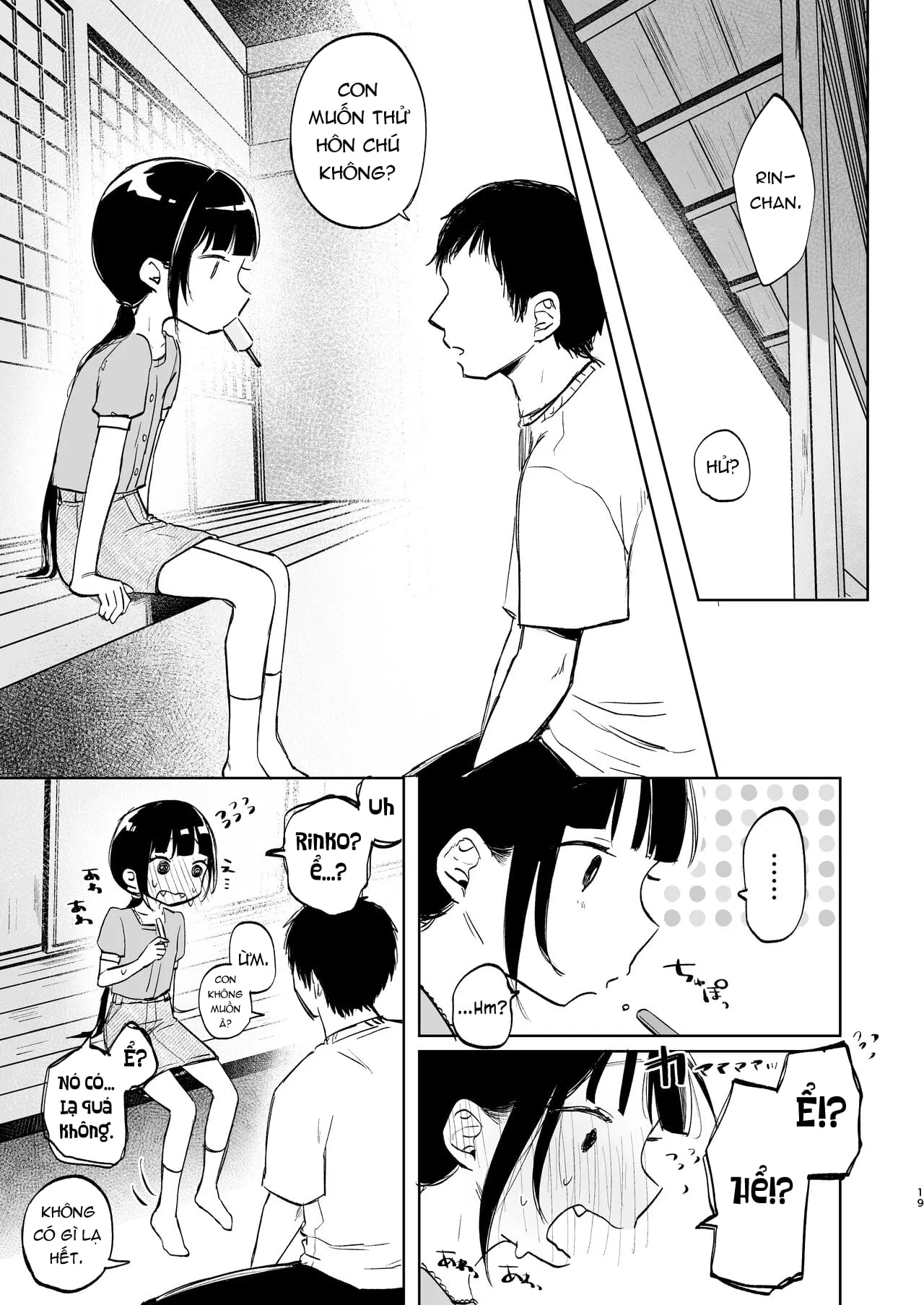 HentaiVN.net - Ảnh 19 - Mùa hè – Lần đầu của Rinko với Oji-san - Oneshot