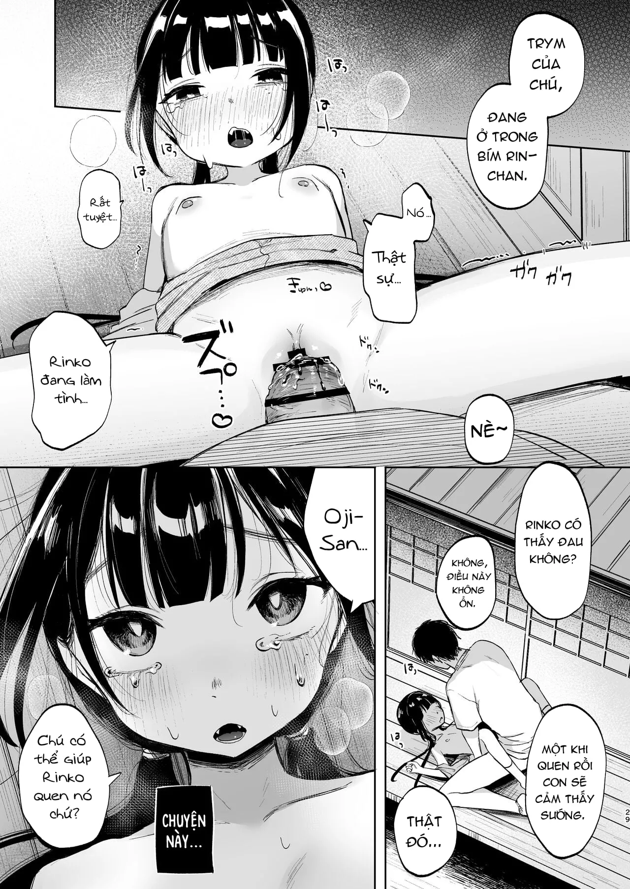 HentaiVN.net - Ảnh 29 - Mùa hè – Lần đầu của Rinko với Oji-san - Oneshot