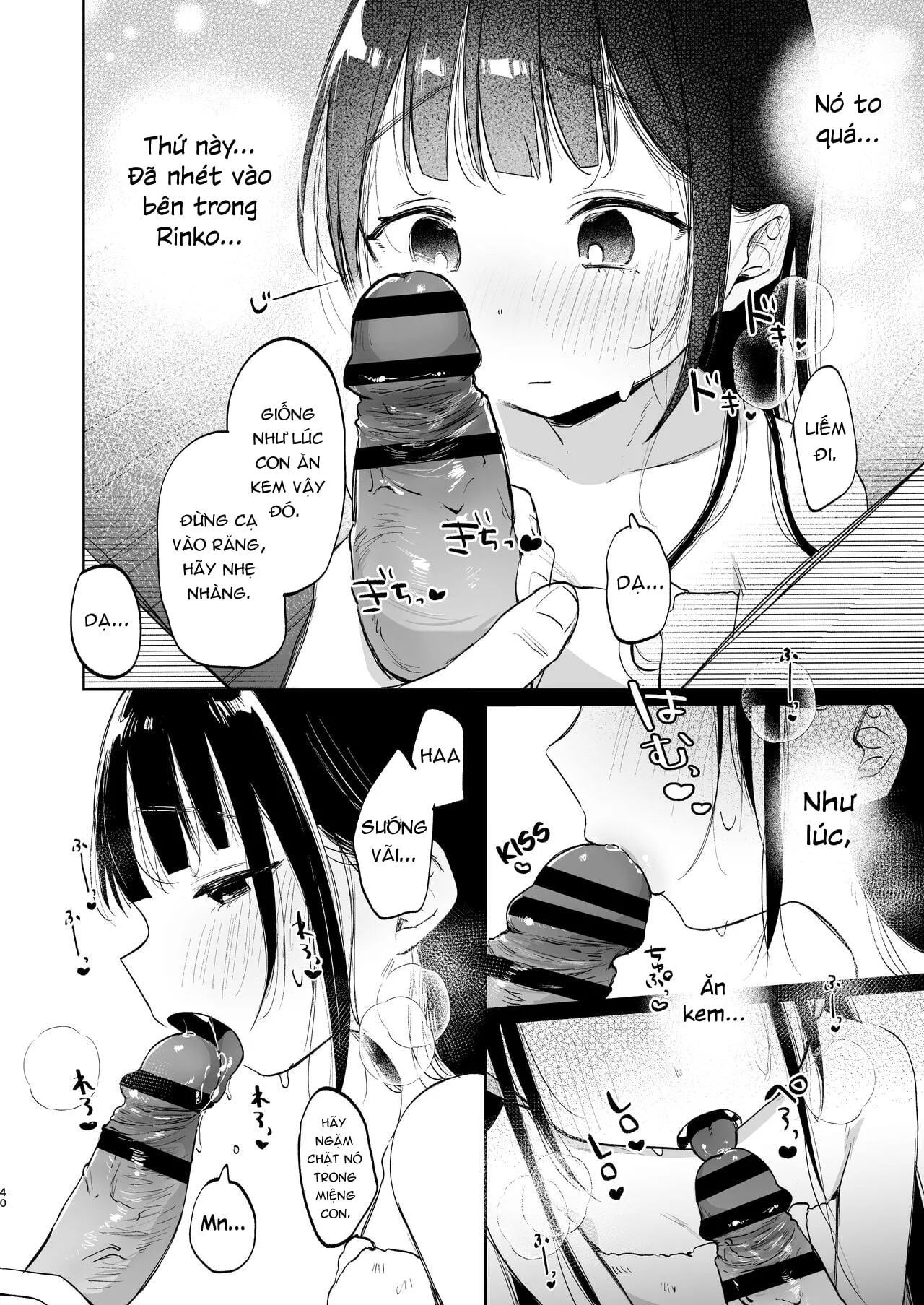 HentaiVN.net - Ảnh 40 - Mùa hè – Lần đầu của Rinko với Oji-san - Oneshot