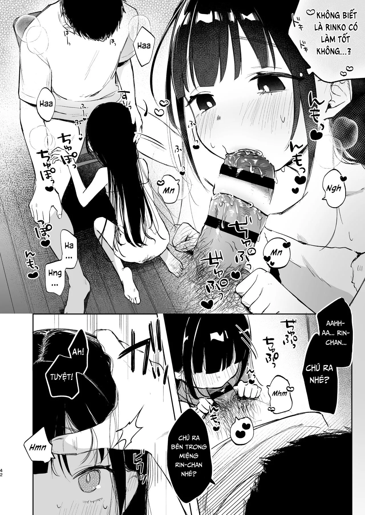 HentaiVN.net - Ảnh 42 - Mùa hè – Lần đầu của Rinko với Oji-san - Oneshot