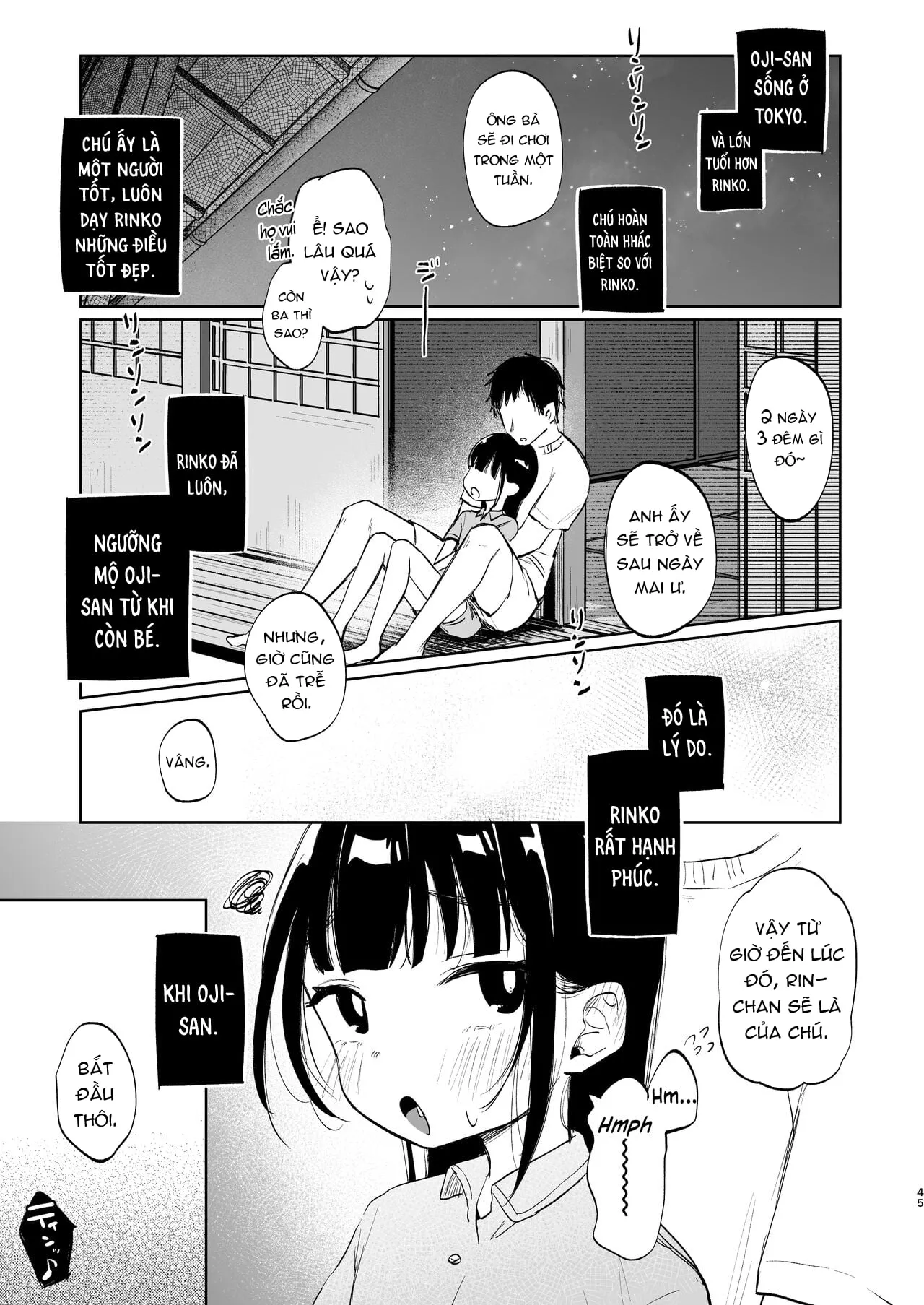 HentaiVN.net - Ảnh 45 - Mùa hè – Lần đầu của Rinko với Oji-san - Oneshot