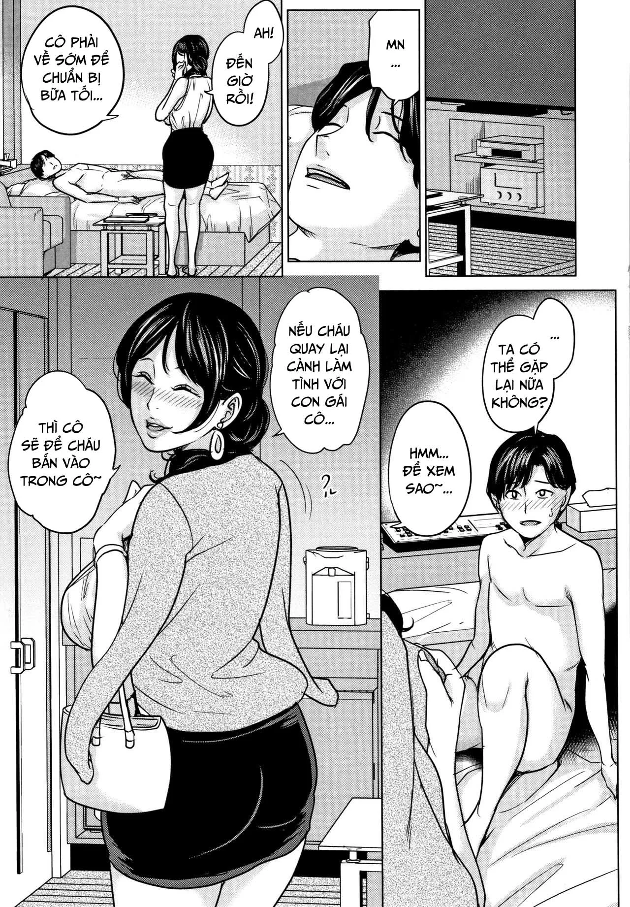 HentaiVN.net - Ảnh 32 - Kanojo no Mama to Deaikei de [Kanojo No Mama To Deaikei De...] - Chap 1
