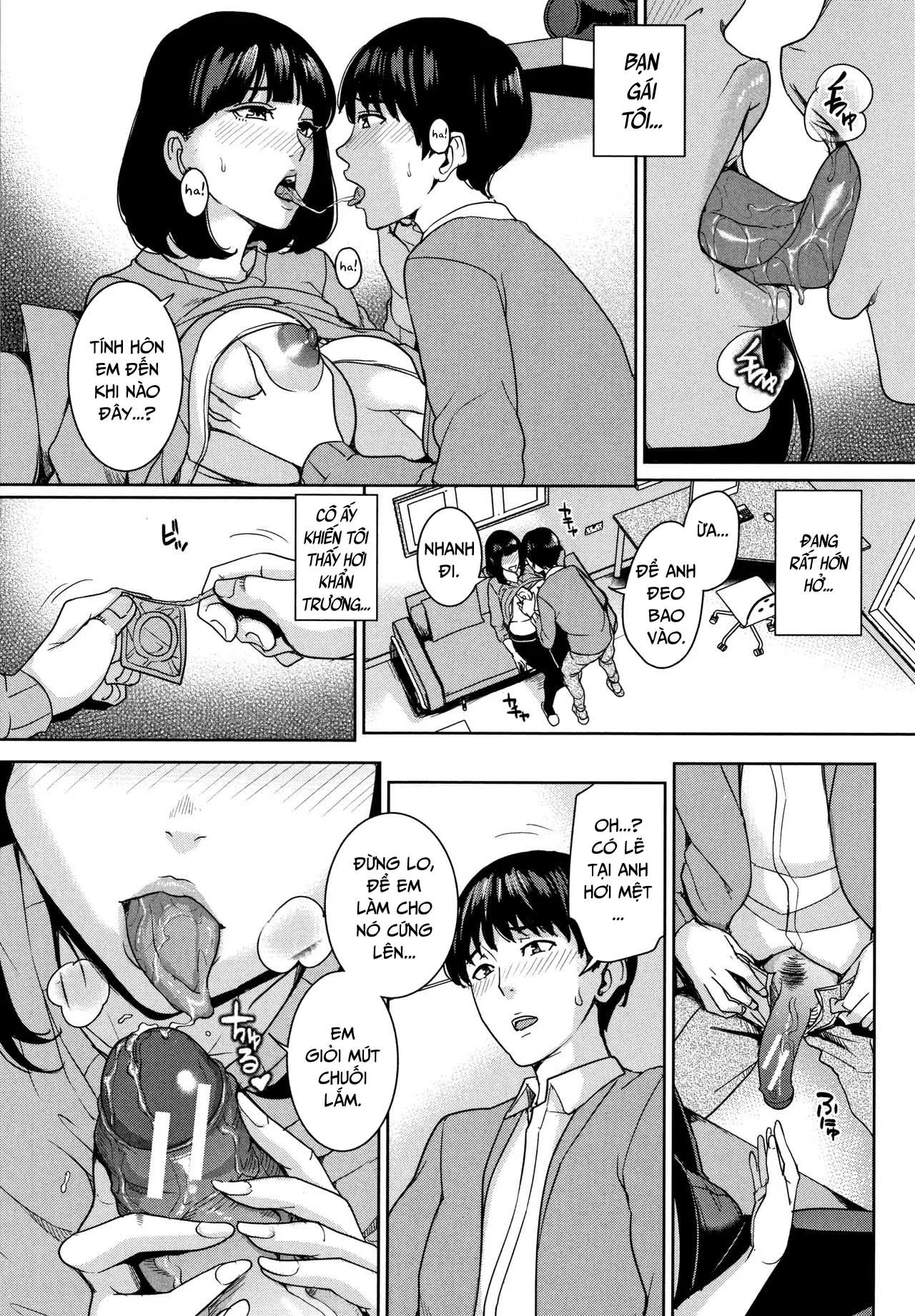 HentaiVN.net - Ảnh 9 - Kanojo no Mama to Deaikei de [Kanojo No Mama To Deaikei De...] - Chap 4