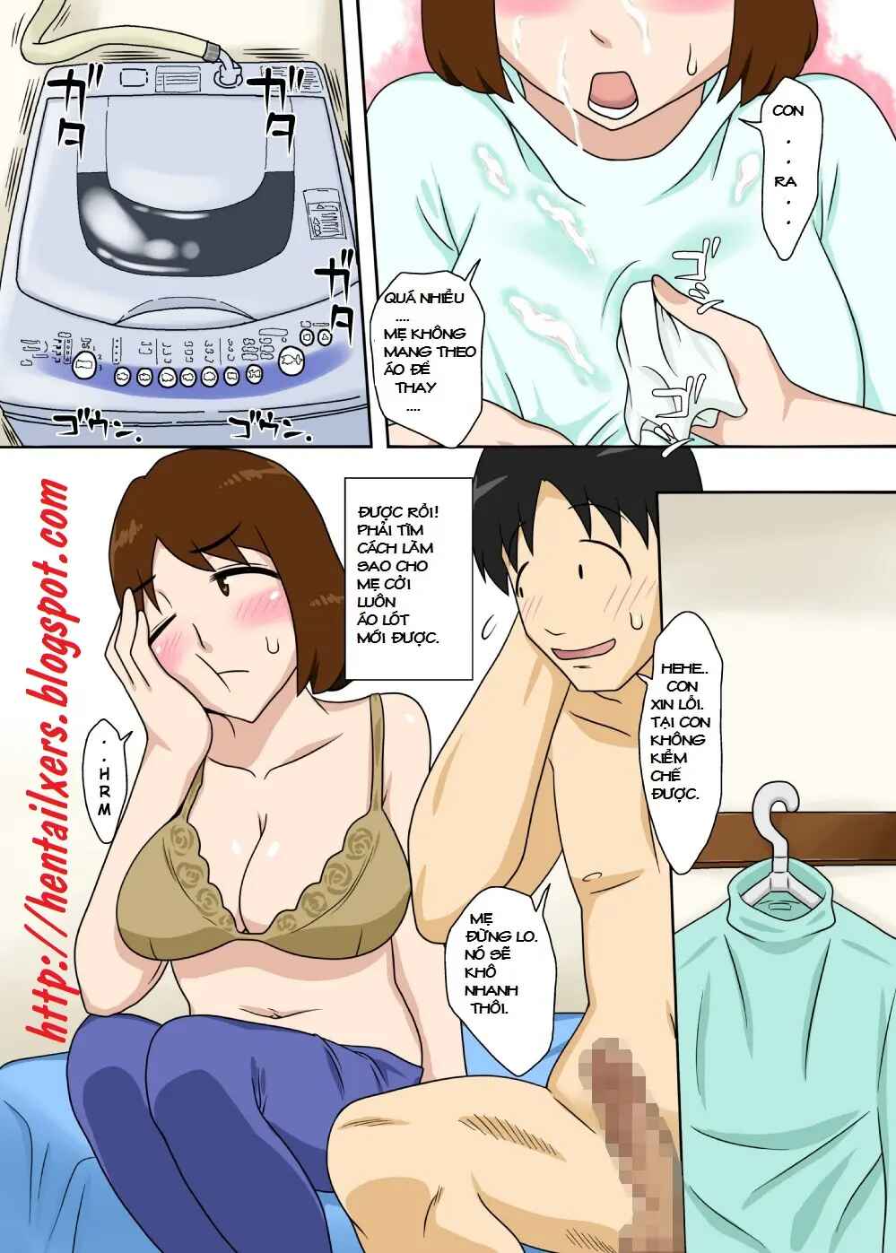 HentaiVN.net - Ảnh 11 - For This Reason, While Naked, I Tried To Ask My Mom - oneshot