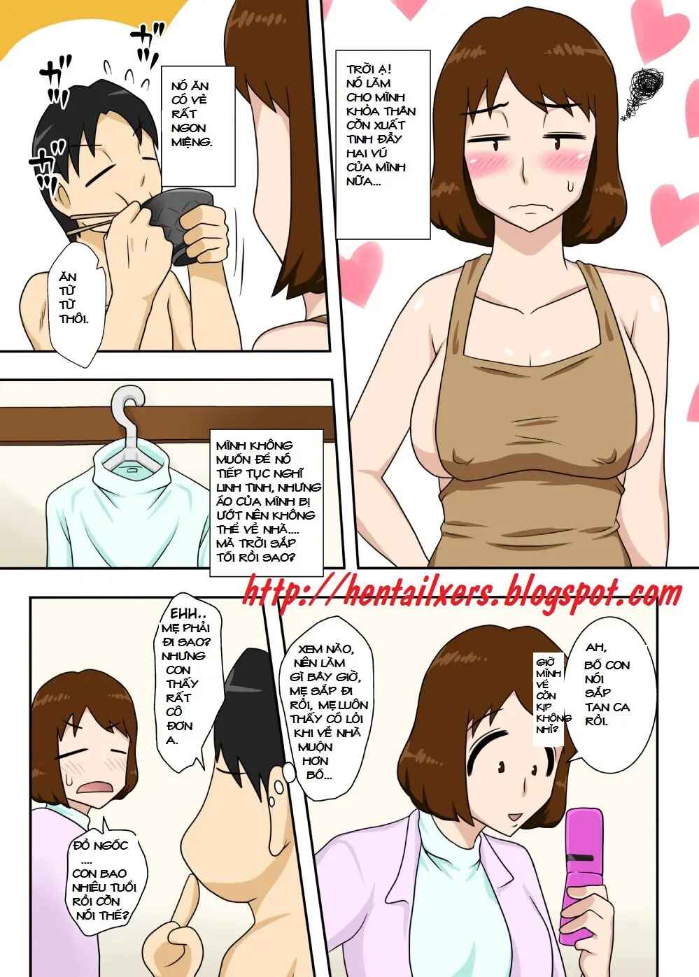 HentaiVN.net - Ảnh 19 - For This Reason, While Naked, I Tried To Ask My Mom - oneshot