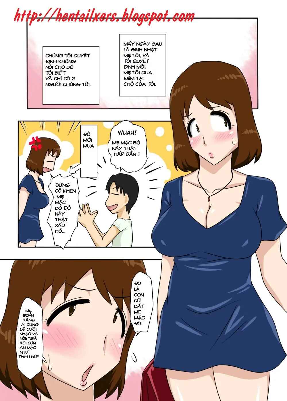 HentaiVN.net - Ảnh 22 - For This Reason, While Naked, I Tried To Ask My Mom - oneshot