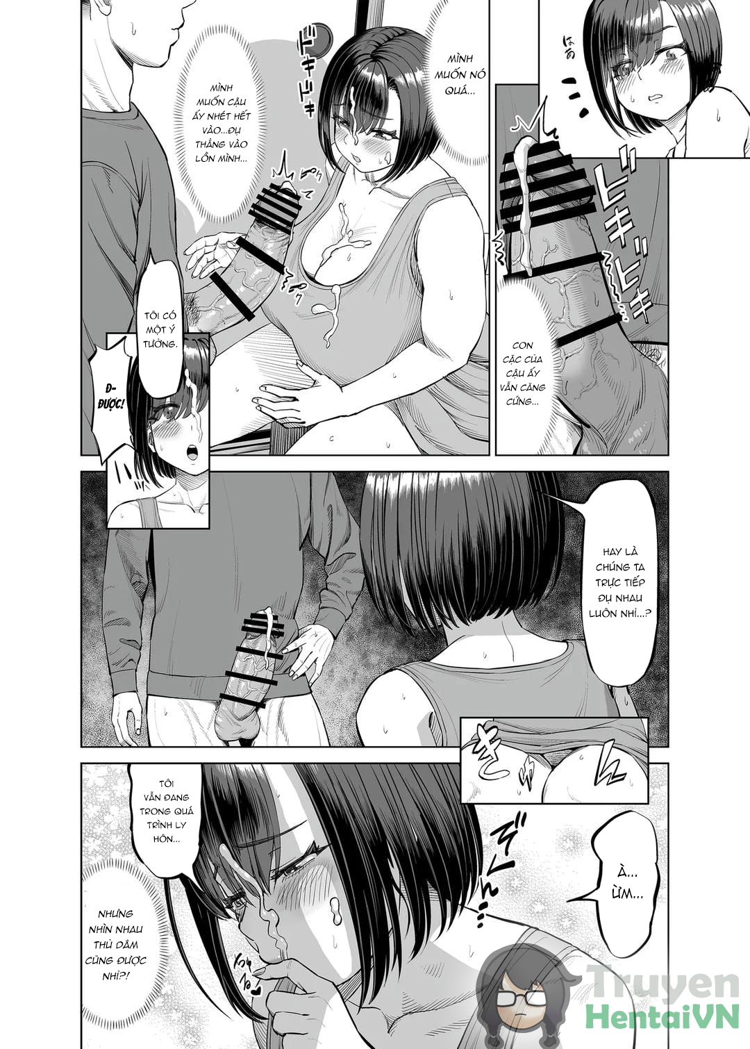 HentaiVN.net - Ảnh 21 - Yokkyuu Fuman na Share House no Juunin Otagai Seiyoku Tsuyoi node Souiu Kankei ni Nacchaimashou ka - Oneshot