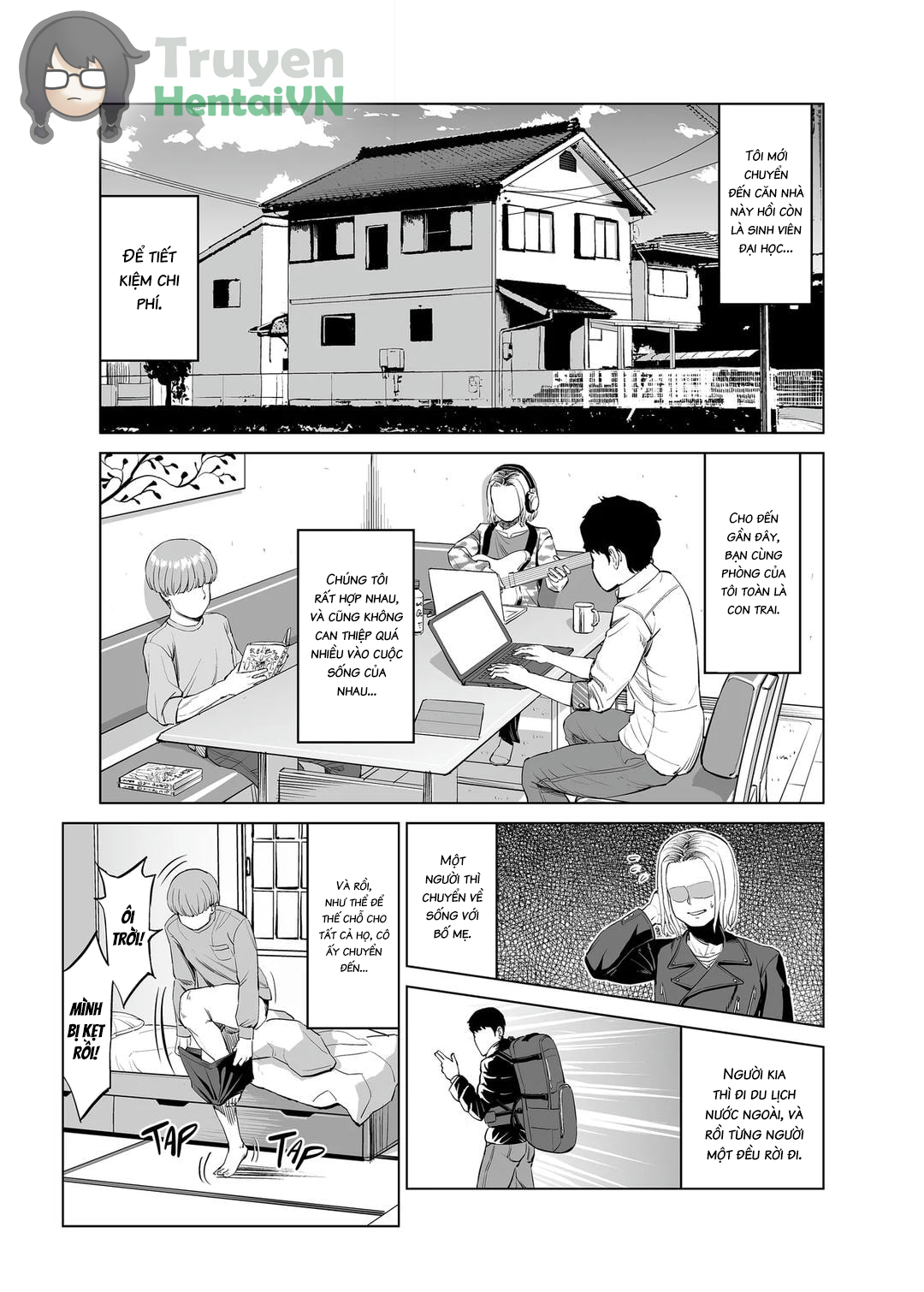 HentaiVN.net - Ảnh 8 - Yokkyuu Fuman na Share House no Juunin Otagai Seiyoku Tsuyoi node Souiu Kankei ni Nacchaimashou ka - Oneshot