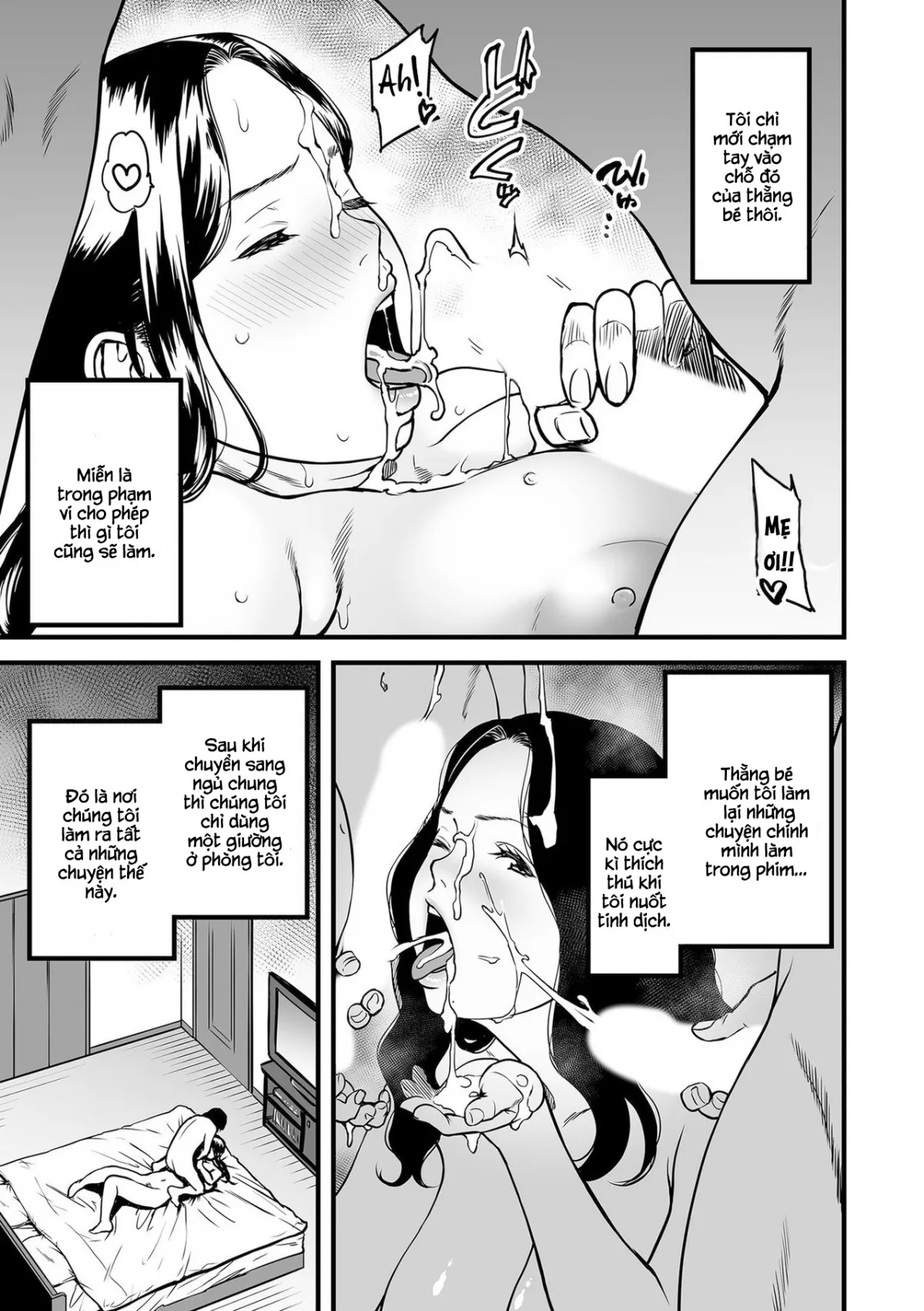 HentaiVN.net - Ảnh 3 - Mẹ tôi là diễn viên JAV [Boku no Kaa-san wa AV Joyuu; My Mom is a Porn Actress] - Chap 2