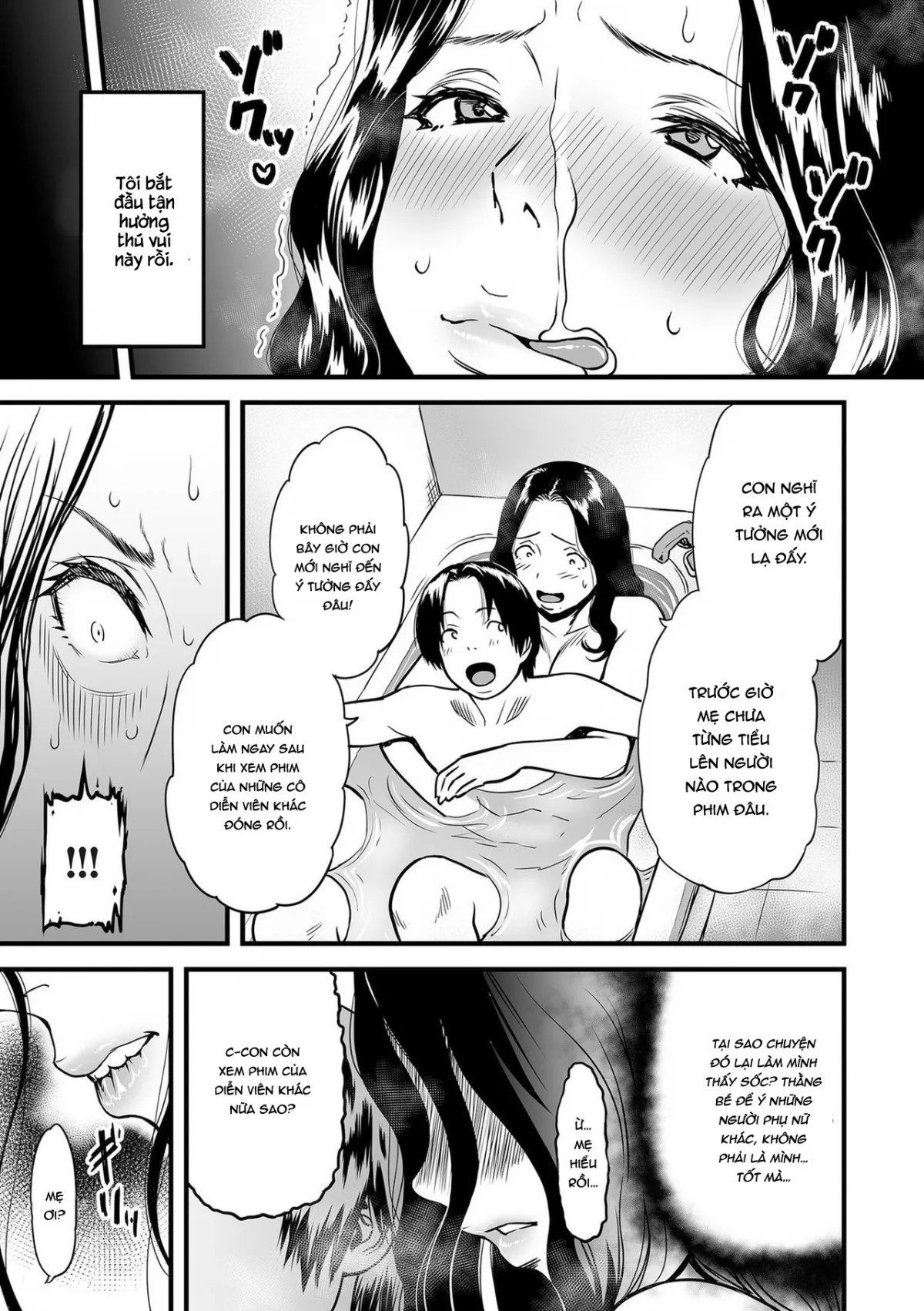 HentaiVN.net - Ảnh 9 - Mẹ tôi là diễn viên JAV [Boku no Kaa-san wa AV Joyuu; My Mom is a Porn Actress] - Chap 2