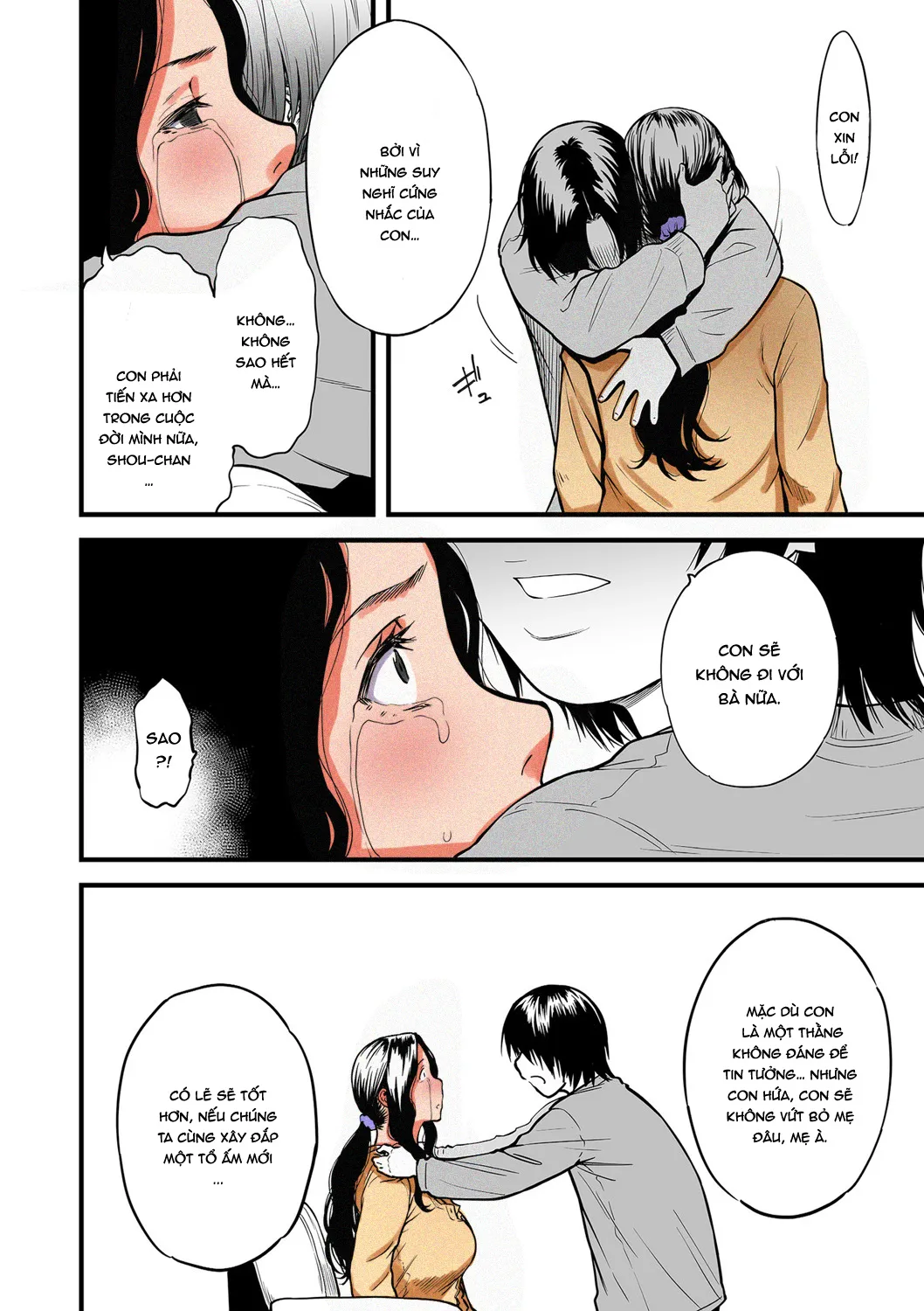 HentaiVN.net - Ảnh 4 - Mẹ tôi là diễn viên JAV [Boku no Kaa-san wa AV Joyuu; My Mom is a Porn Actress] - Chap 6: Color