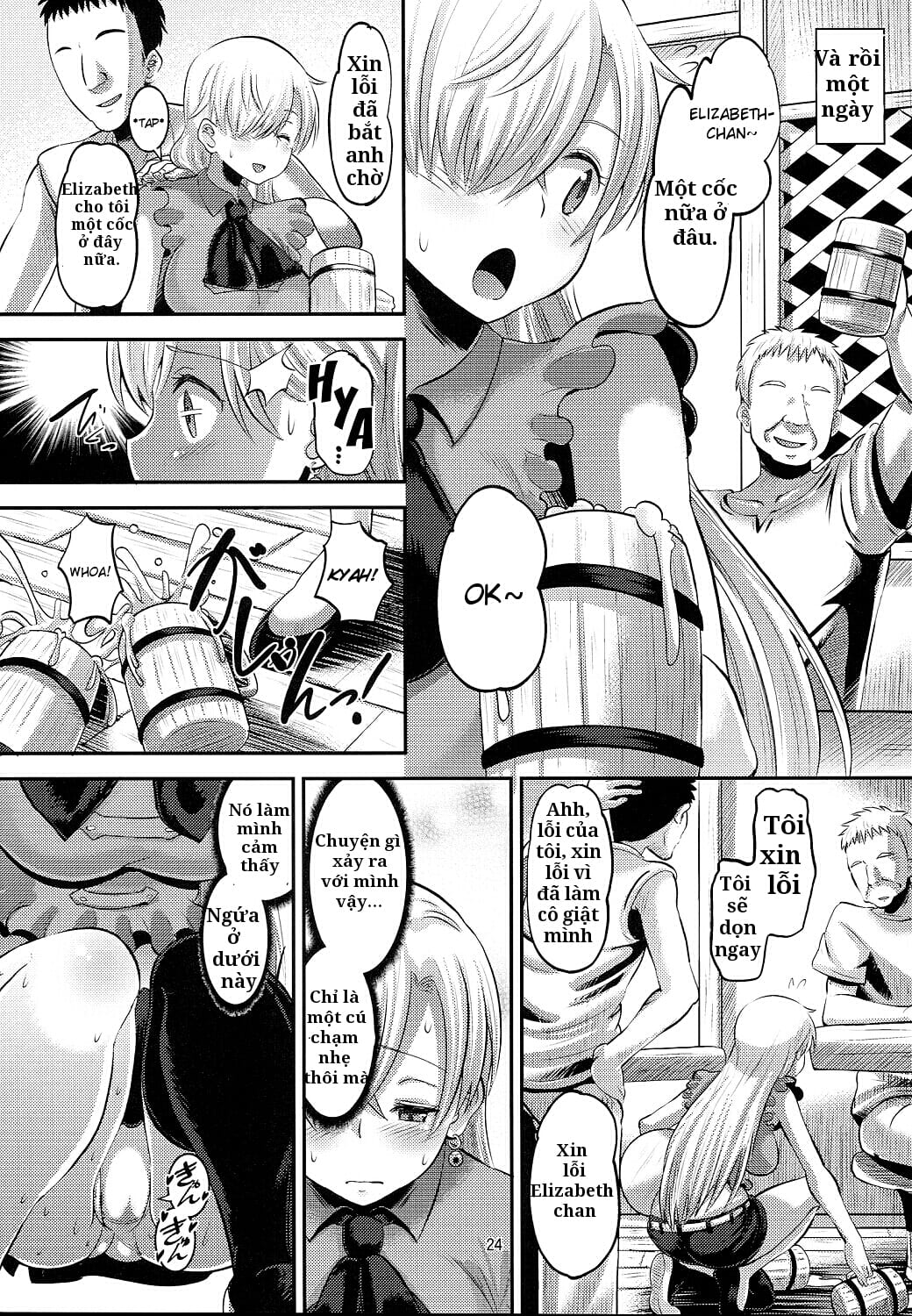 HentaiVN.net - Ảnh 22 - Elizabeth The Deceived Princess (Nanatsu no Taizai) [Damasare Oujo Elizabeth] - Oneshot