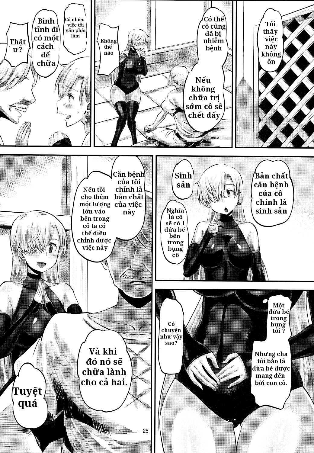 HentaiVN.net - Ảnh 23 - Elizabeth The Deceived Princess (Nanatsu no Taizai) [Damasare Oujo Elizabeth] - Oneshot