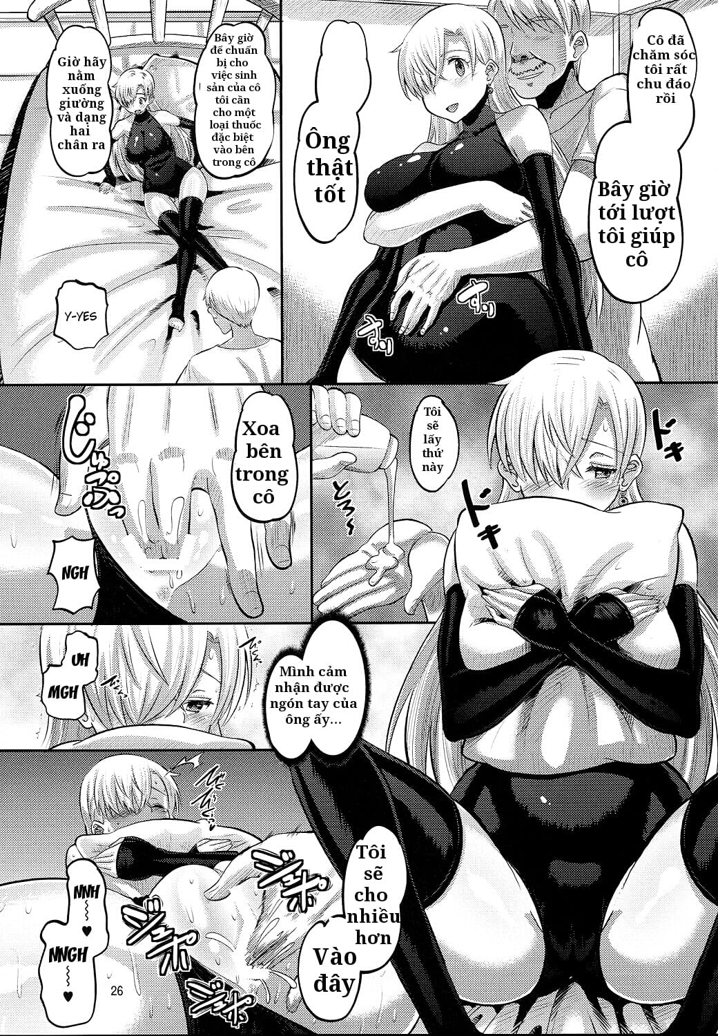 HentaiVN.net - Ảnh 24 - Elizabeth The Deceived Princess (Nanatsu no Taizai) [Damasare Oujo Elizabeth] - Oneshot