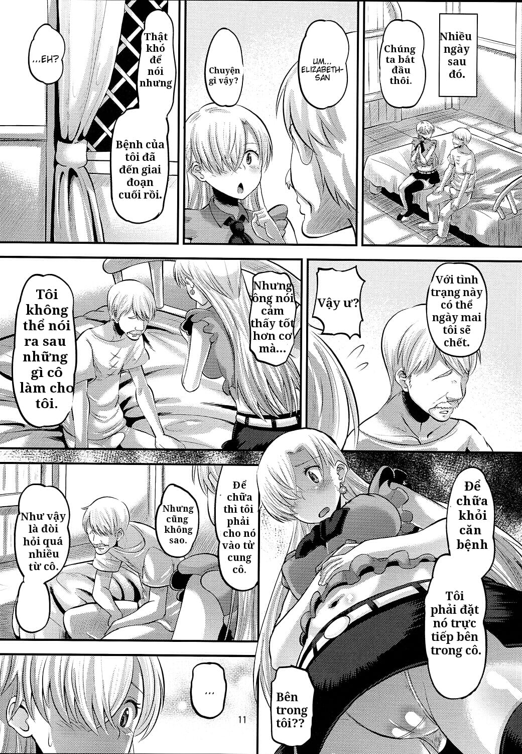 HentaiVN.net - Ảnh 9 - Elizabeth The Deceived Princess (Nanatsu no Taizai) [Damasare Oujo Elizabeth] - Oneshot