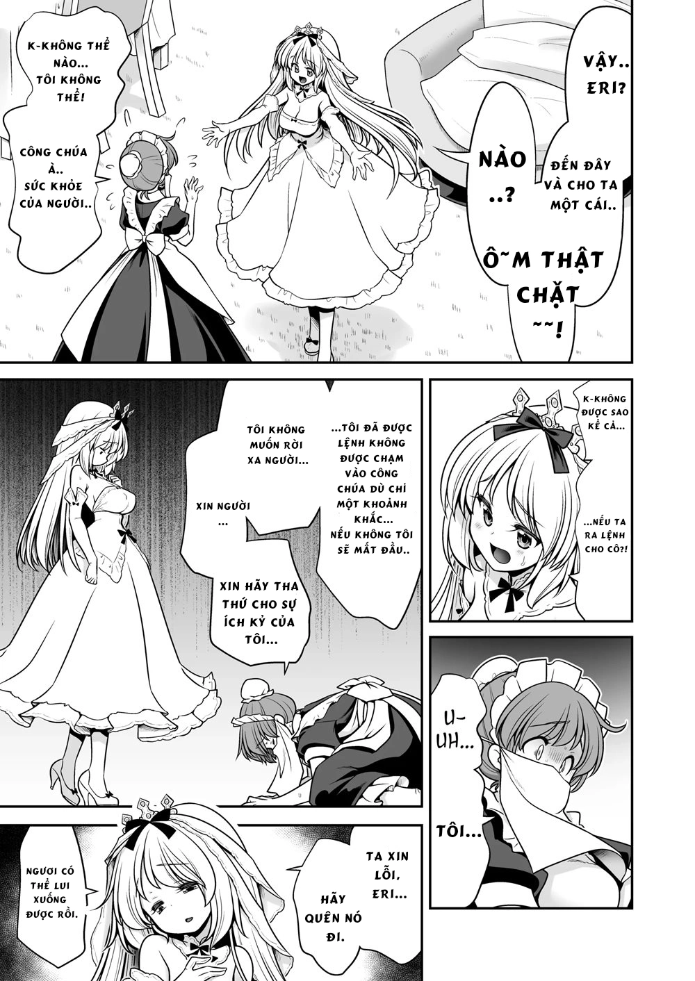HentaiVN.net - Ảnh 4 - Công chúa ốm yếu làm tình với sâu - Oneshot