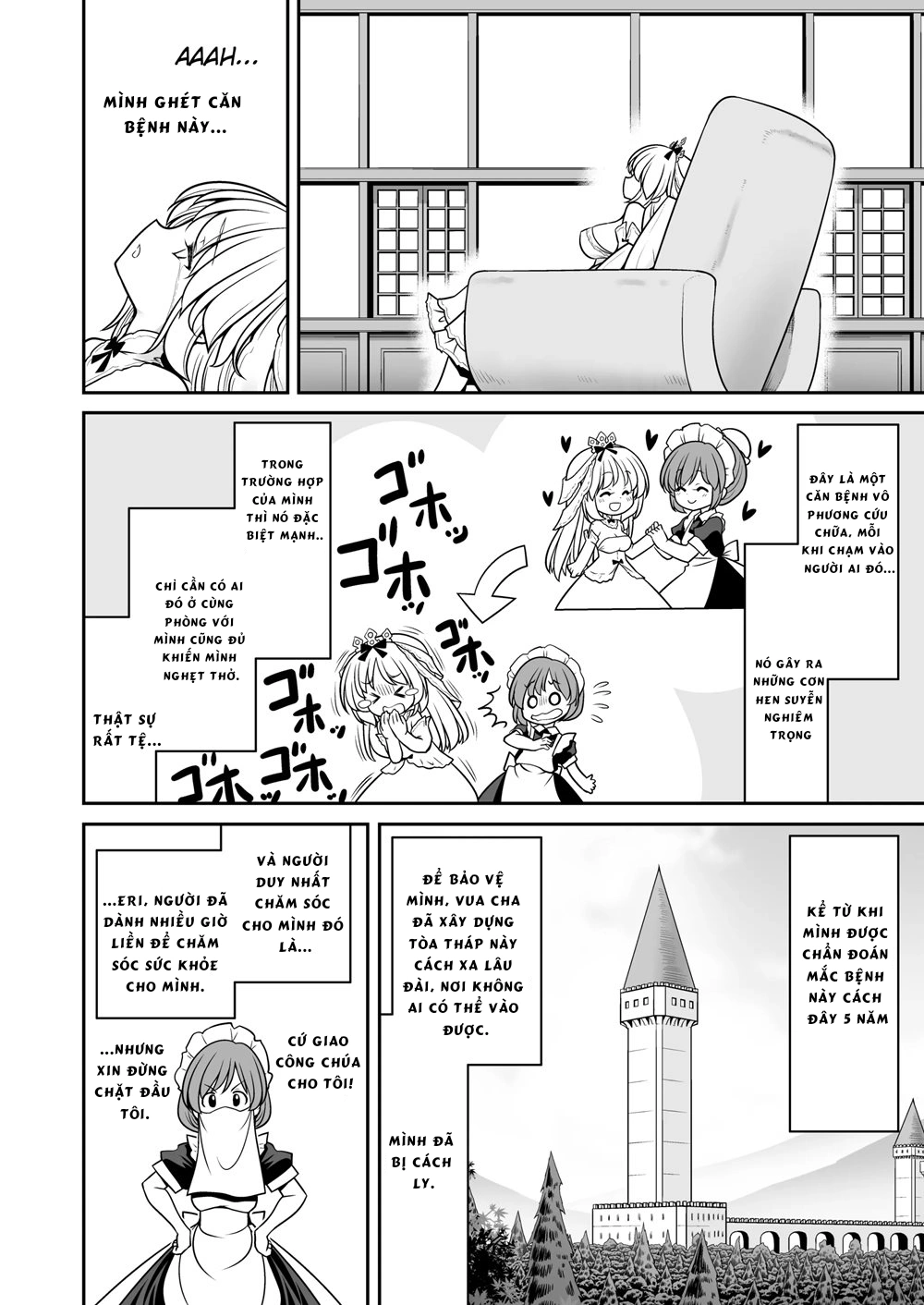 HentaiVN.net - Ảnh 5 - Công chúa ốm yếu làm tình với sâu - Oneshot