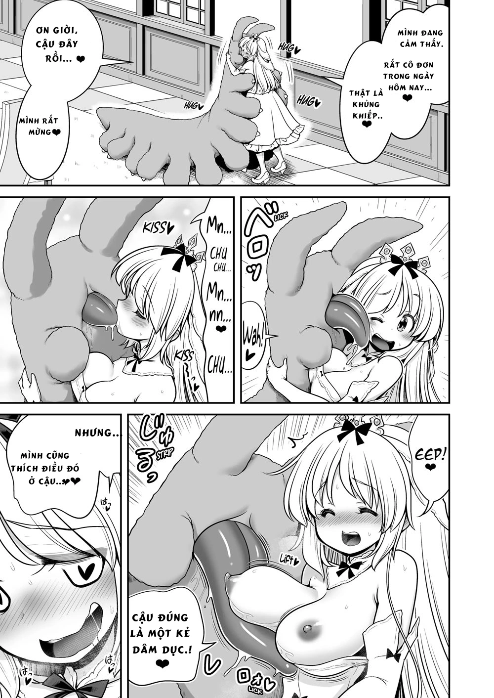 HentaiVN.net - Ảnh 8 - Công chúa ốm yếu làm tình với sâu - Oneshot
