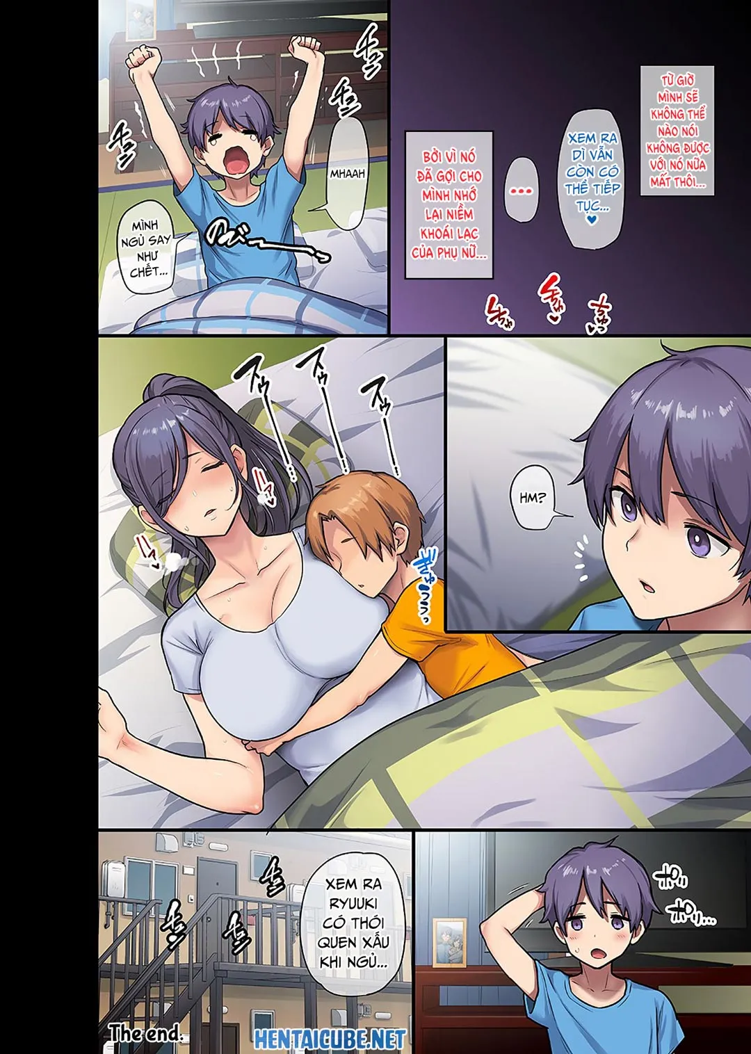HentaiVN.net - Ảnh 14 - Kyonyuu Miboujin to Musuko no Waruui Otomodachi Honpen Rensai [Giant Boobs Widow and Her Son's Very. Very Bad Friend] - Chap 3 - [END]