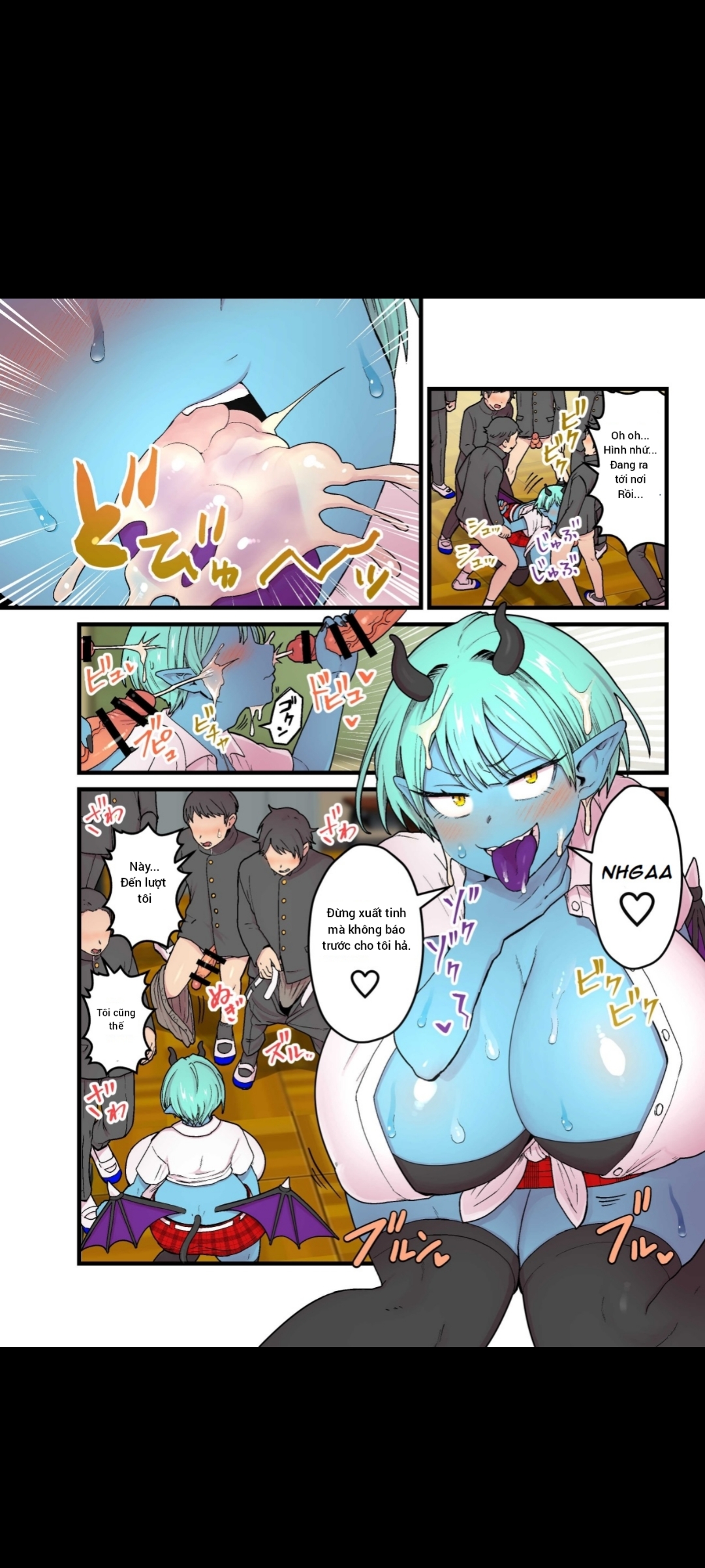 HentaiVN.net - Ảnh 17 - Succubus da xanh và côn trùng ký sinh - Oneshot