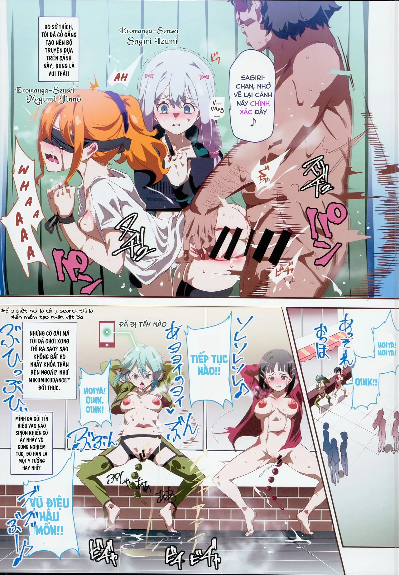 HentaiVN.net - Ảnh 8 - Tôi Sẽ Địt Hết Waifu Của Các Bạn [Oidemase!! 2-jigen Fuuzoku Gakuen Dai 2 Kukaku; おいでませ!!2次元風俗学園 第2区画] - Oneshot (Full màu)