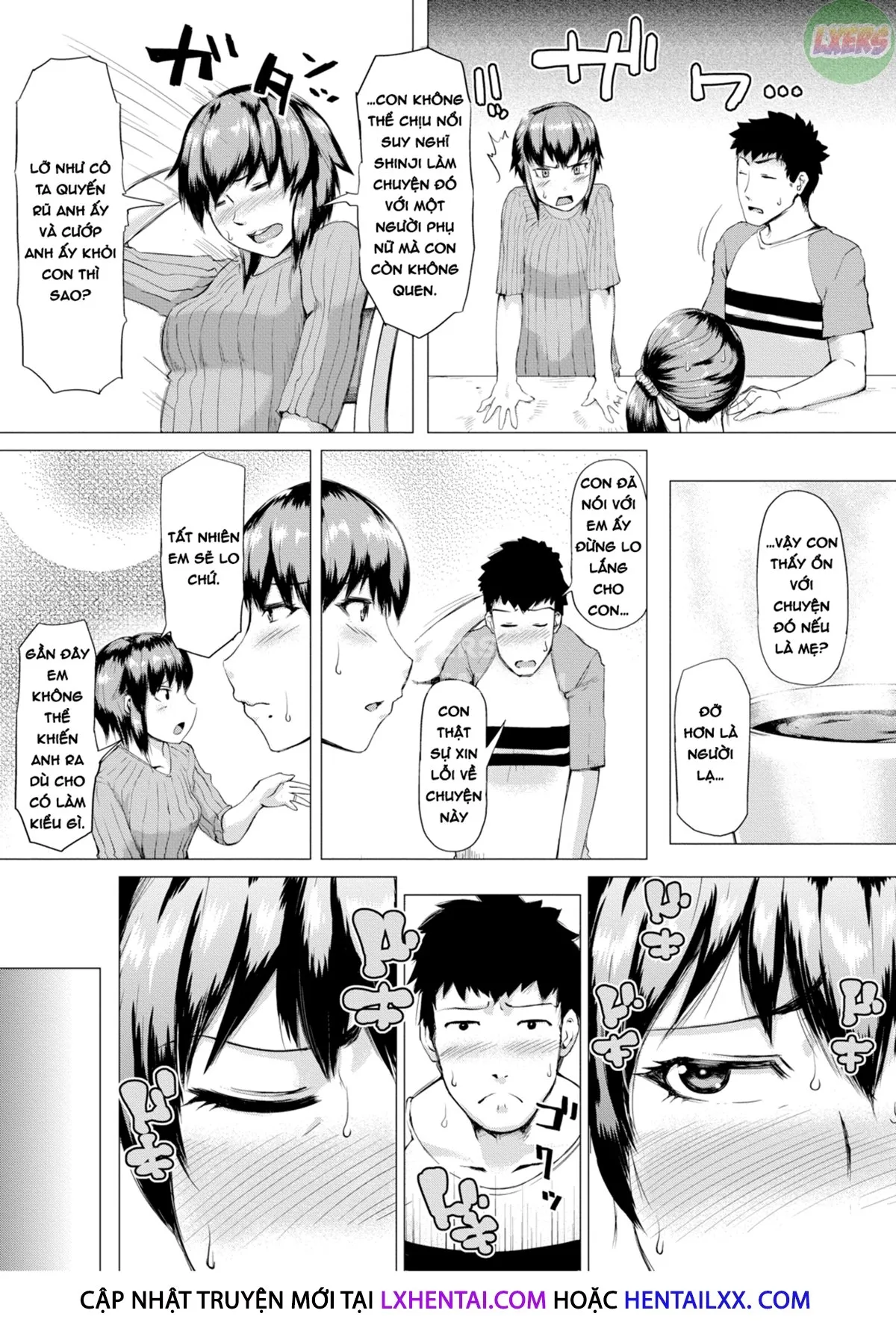 HentaiVN.net - Ảnh 10 - Nikuheki Shibori [The Meat Wall Squeeze - With Thick MILF Bodies; HIDA-SHIBORI -Monmon Muchi Oba Body-] - Chap 2