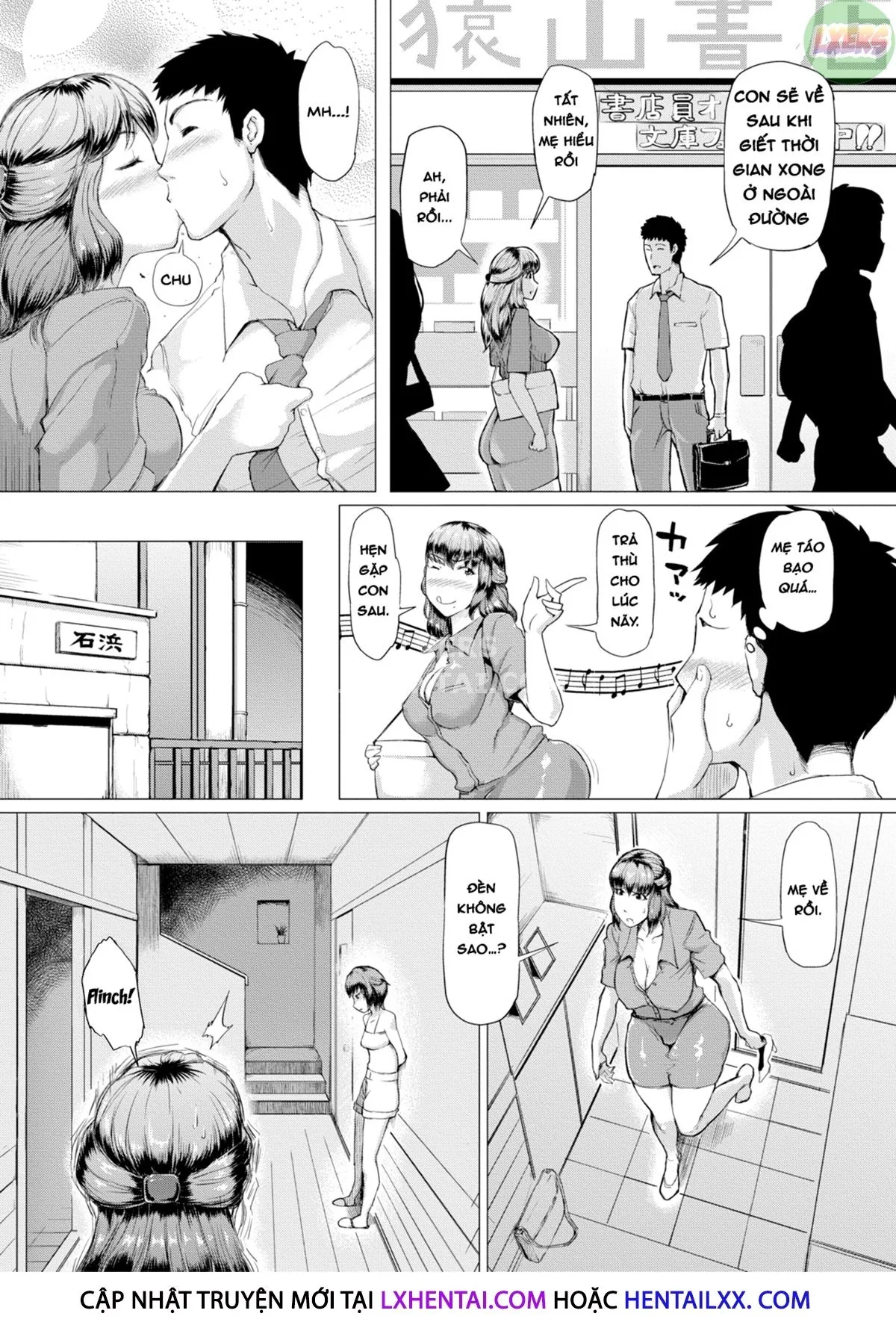 HentaiVN.net - Ảnh 14 - Nikuheki Shibori [The Meat Wall Squeeze - With Thick MILF Bodies; HIDA-SHIBORI -Monmon Muchi Oba Body-] - Chap 3
