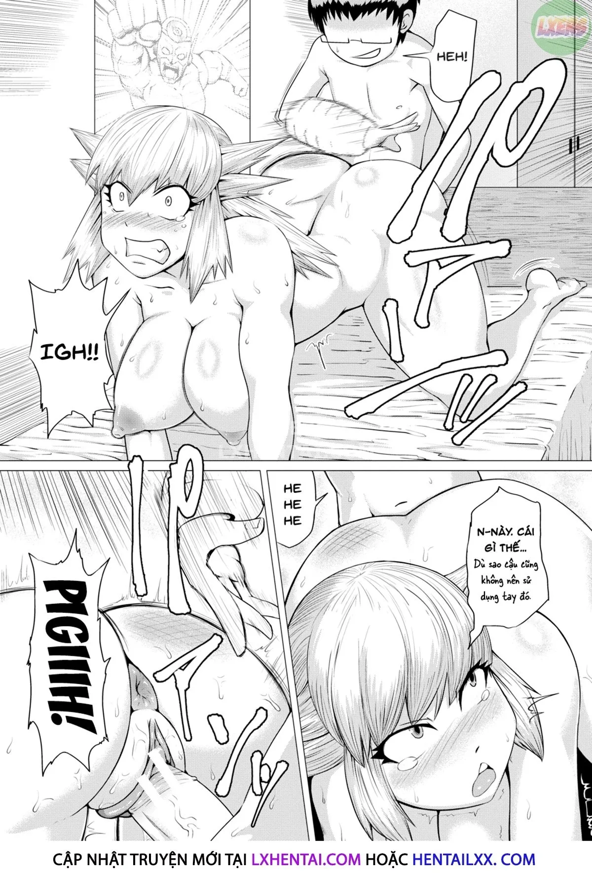 HentaiVN.net - Ảnh 21 - Nikuheki Shibori [The Meat Wall Squeeze - With Thick MILF Bodies; HIDA-SHIBORI -Monmon Muchi Oba Body-] - Chap 6