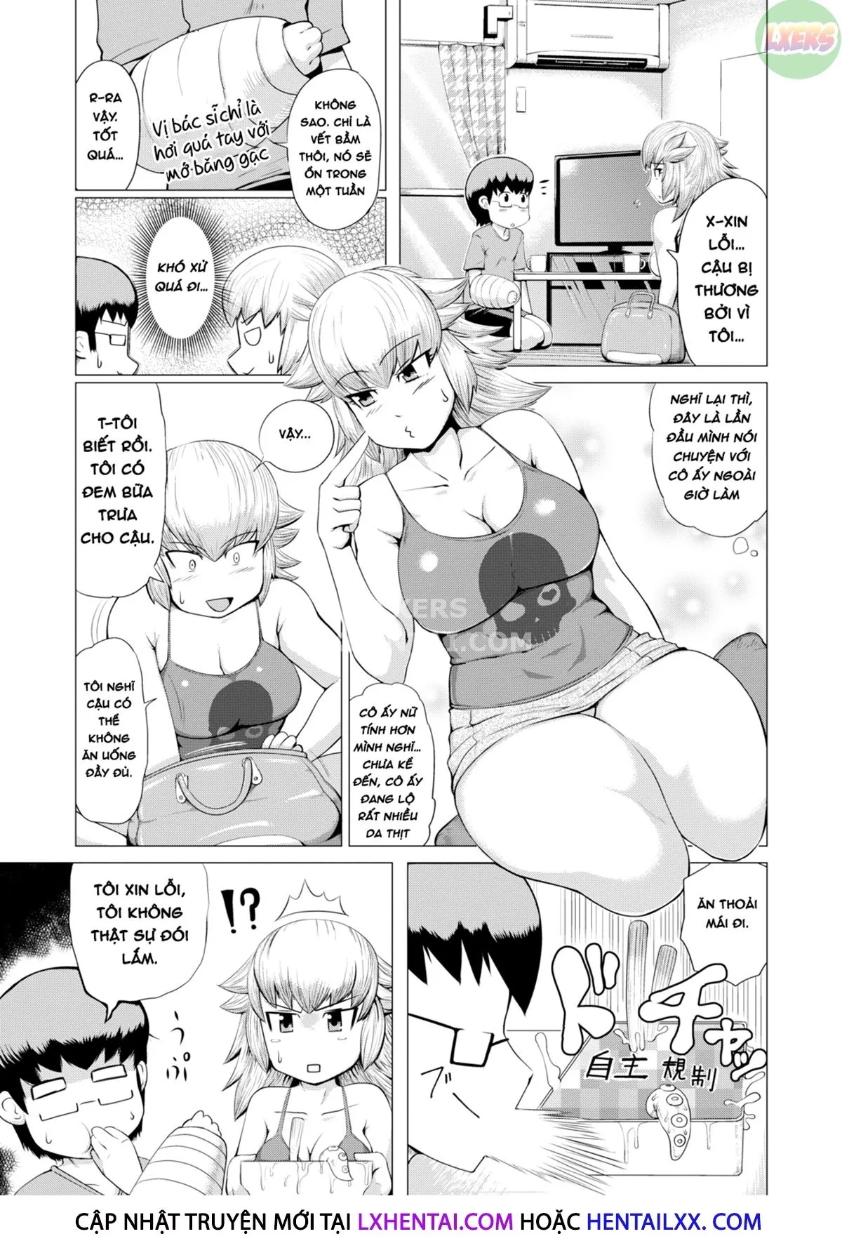 HentaiVN.net - Ảnh 9 - Nikuheki Shibori [The Meat Wall Squeeze - With Thick MILF Bodies; HIDA-SHIBORI -Monmon Muchi Oba Body-] - Chap 6