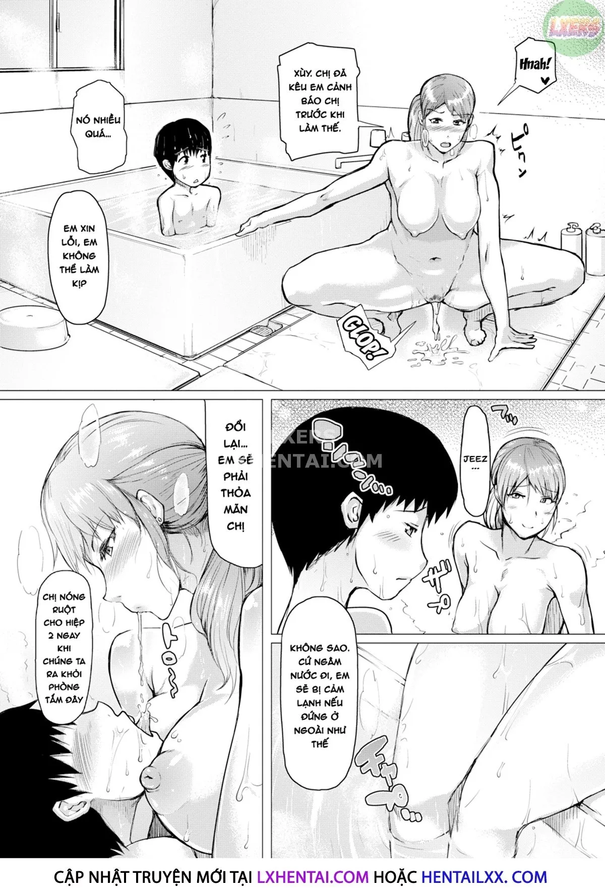 HentaiVN.net - Ảnh 21 - Nikuheki Shibori [The Meat Wall Squeeze - With Thick MILF Bodies; HIDA-SHIBORI -Monmon Muchi Oba Body-] - Chap 7 - END
