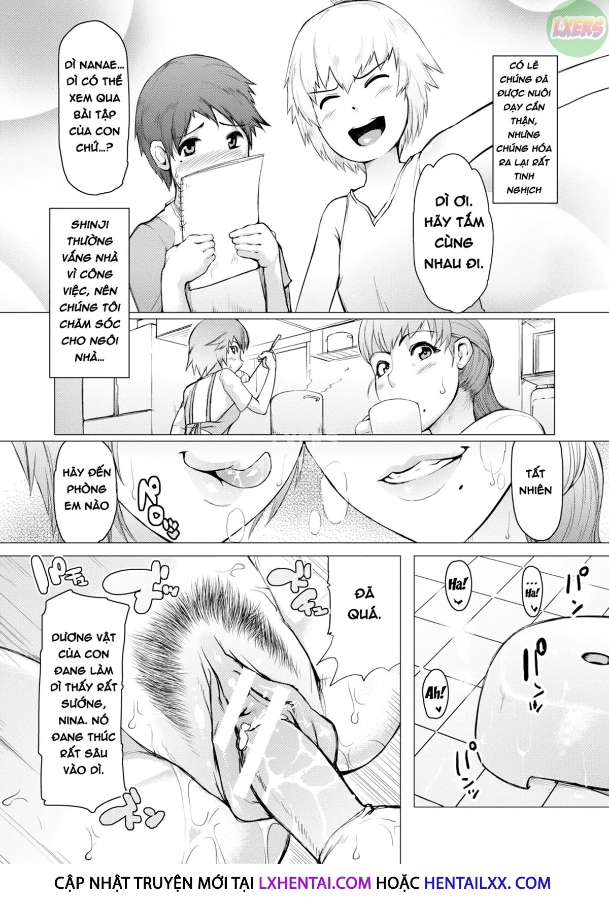 HentaiVN.net - Ảnh 30 - Nikuheki Shibori [The Meat Wall Squeeze - With Thick MILF Bodies; HIDA-SHIBORI -Monmon Muchi Oba Body-] - Chap 7 - END