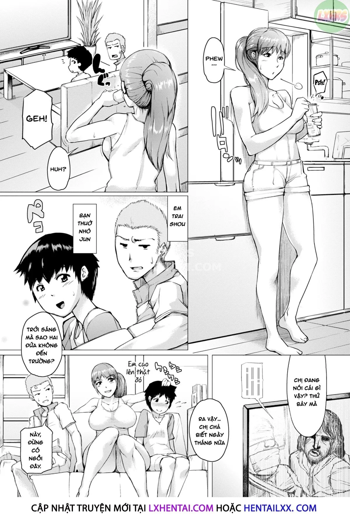 HentaiVN.net - Ảnh 6 - Nikuheki Shibori [The Meat Wall Squeeze - With Thick MILF Bodies; HIDA-SHIBORI -Monmon Muchi Oba Body-] - Chap 7 - END