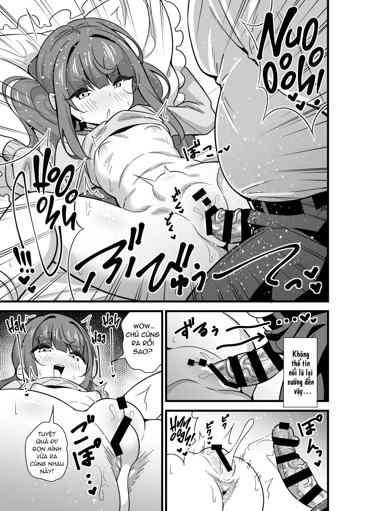 HentaiVN.net - Ảnh 17 - Oji Saimin Donkan na Ojisan wa Mori no Tsuita Mei-kko Senyou Niku Dirudo - Chap 1