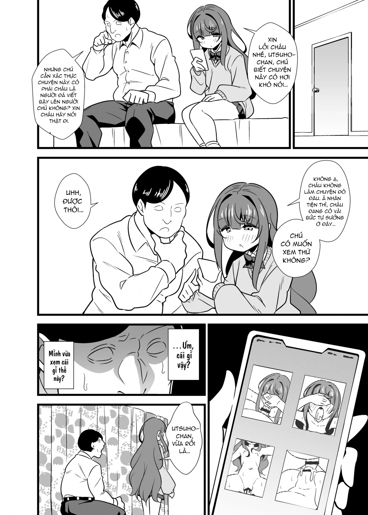 HentaiVN.net - Ảnh 6 - Oji Saimin Donkan na Ojisan wa Mori no Tsuita Mei-kko Senyou Niku Dirudo - Chap 1