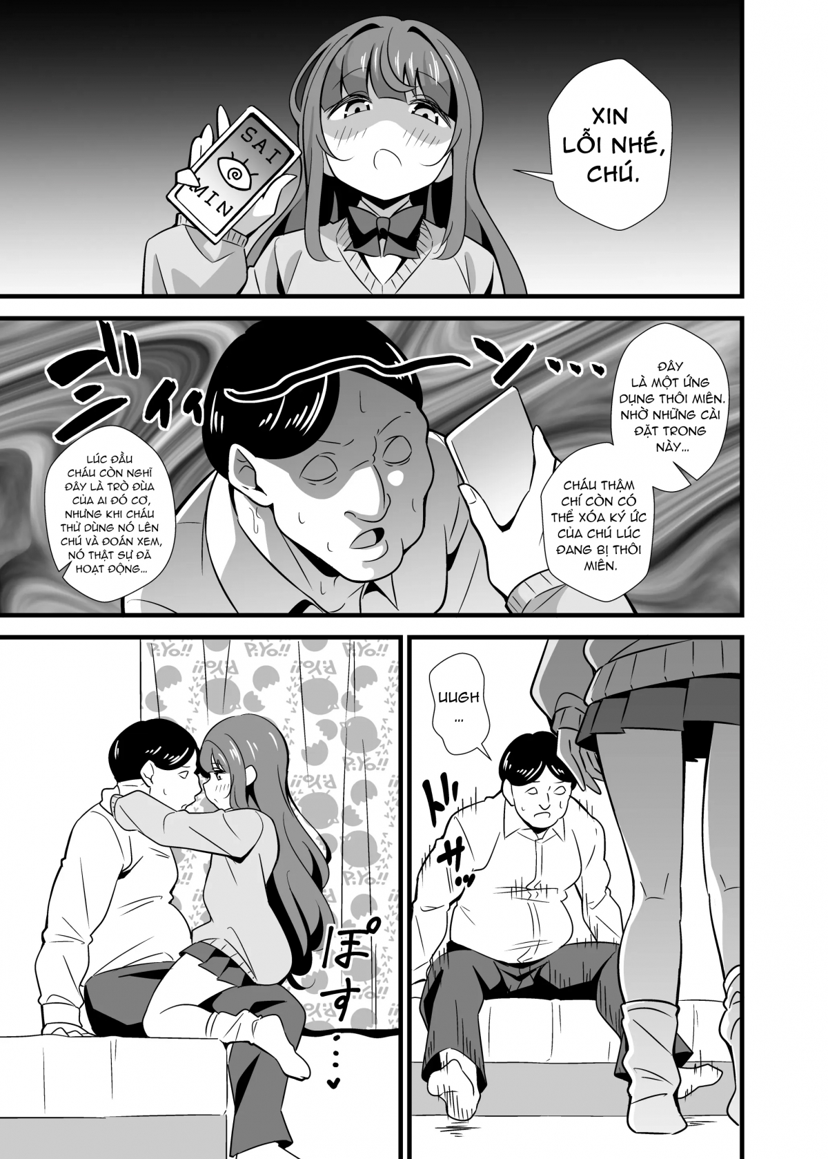 HentaiVN.net - Ảnh 7 - Oji Saimin Donkan na Ojisan wa Mori no Tsuita Mei-kko Senyou Niku Dirudo - Chap 1
