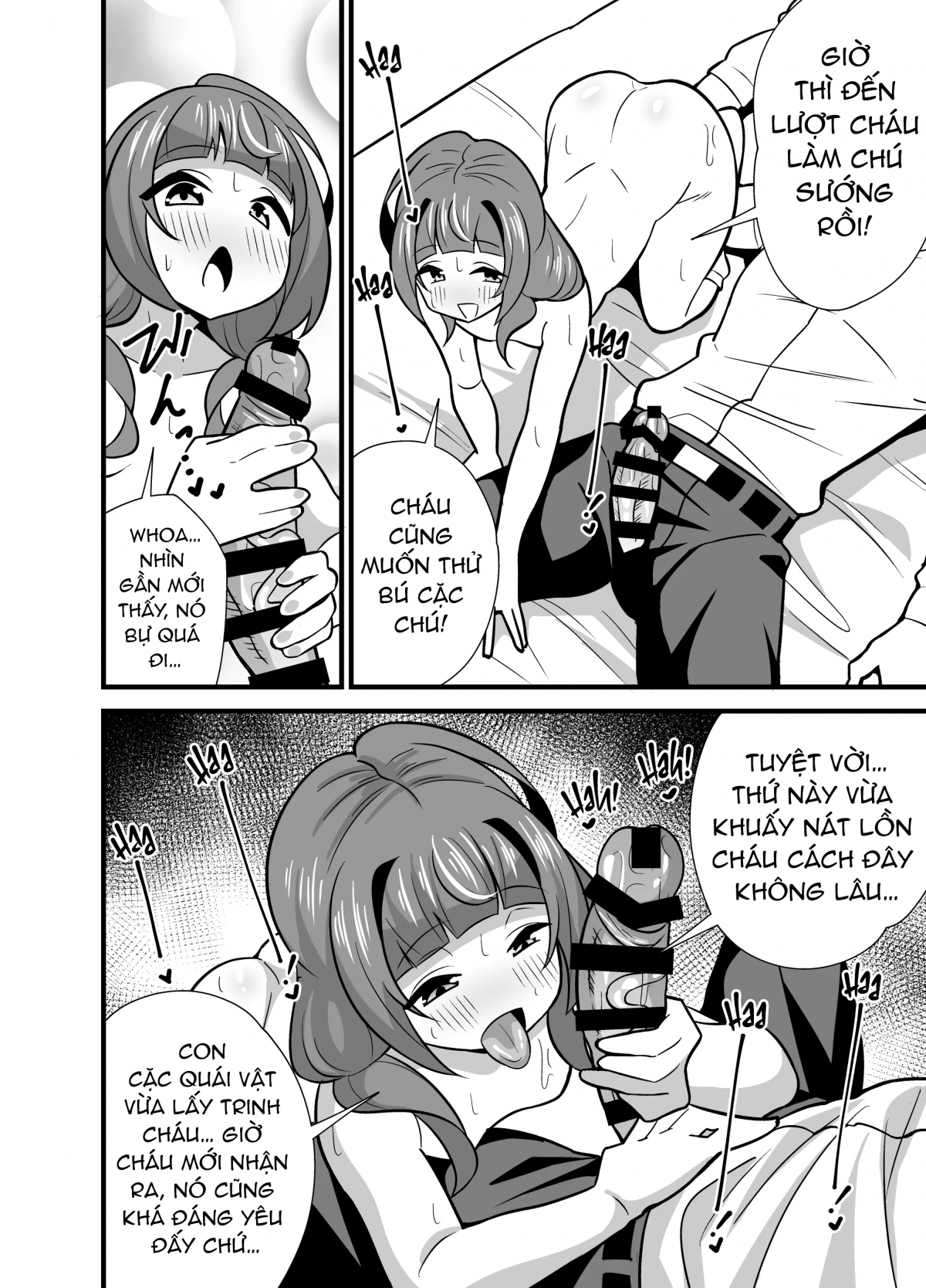 HentaiVN.net - Ảnh 22 - Oji Saimin Donkan na Ojisan wa Mori no Tsuita Mei-kko Senyou Niku Dirudo - Chap 2