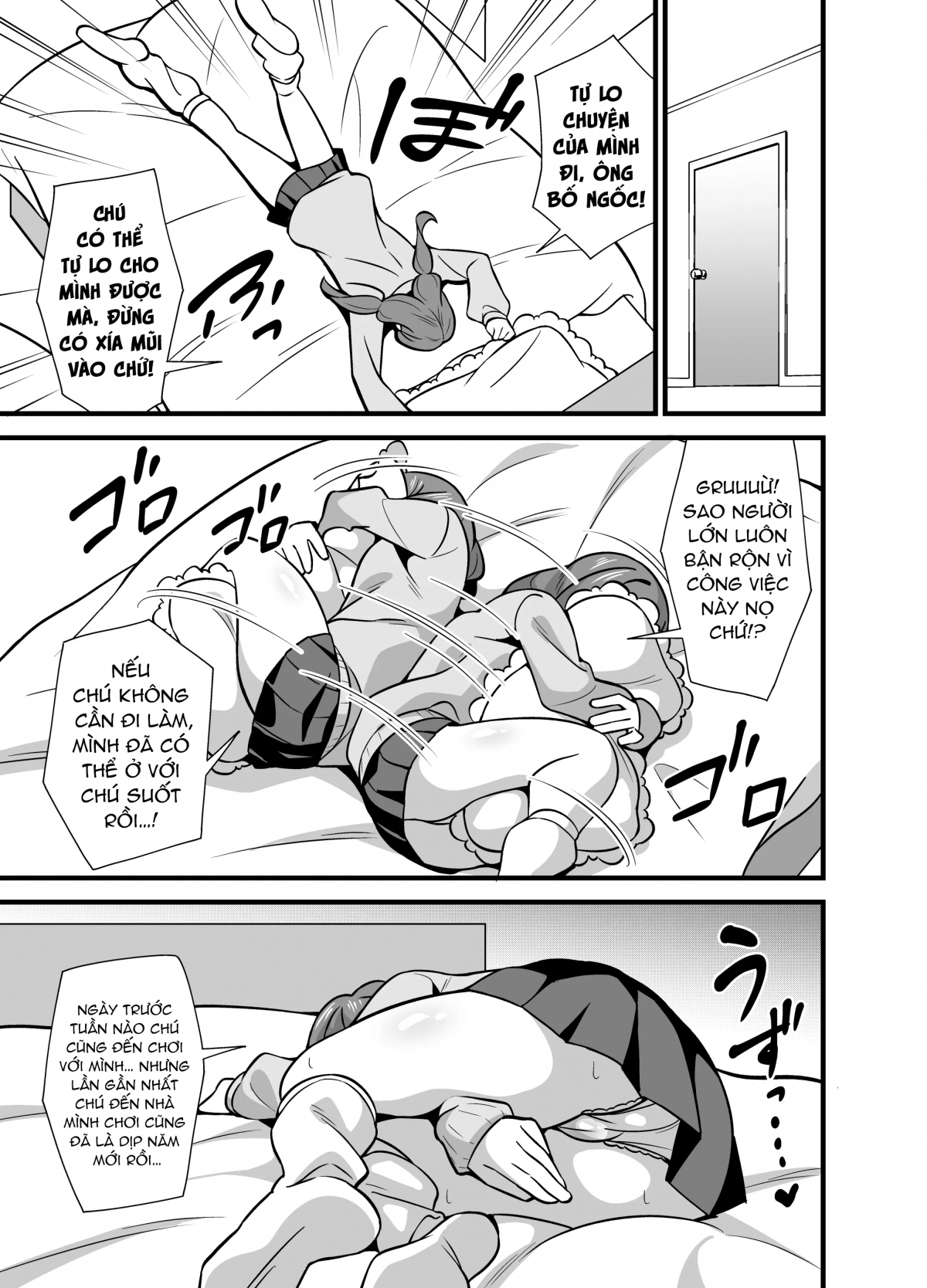 HentaiVN.net - Ảnh 7 - Oji Saimin Donkan na Ojisan wa Mori no Tsuita Mei-kko Senyou Niku Dirudo - Chap 2