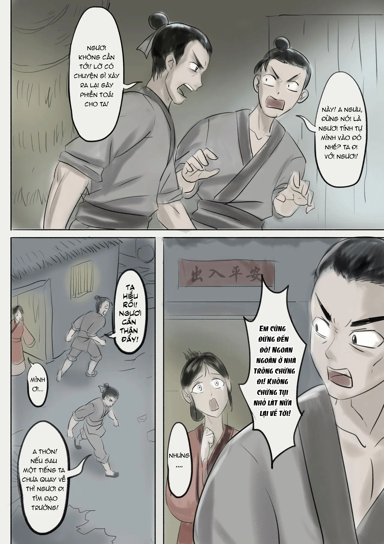 HentaiVN.net - Ảnh 4 - Ma nữ thức tỉnh - Chap 2 - Gia đình tan vỡ và con ku đỏ