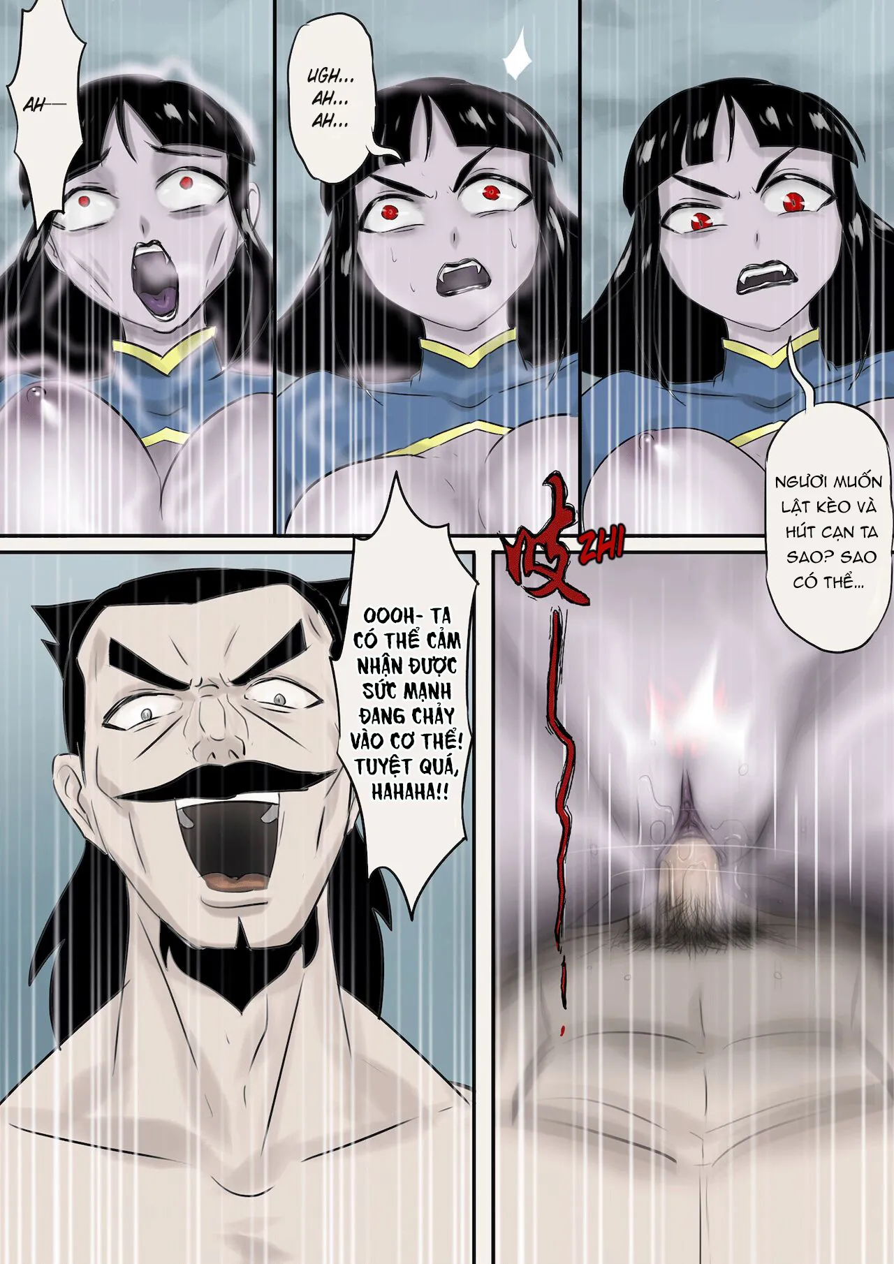 HentaiVN.net - Ảnh 15 - Ma nữ thức tỉnh - Chap 4 - Ai ăn ai