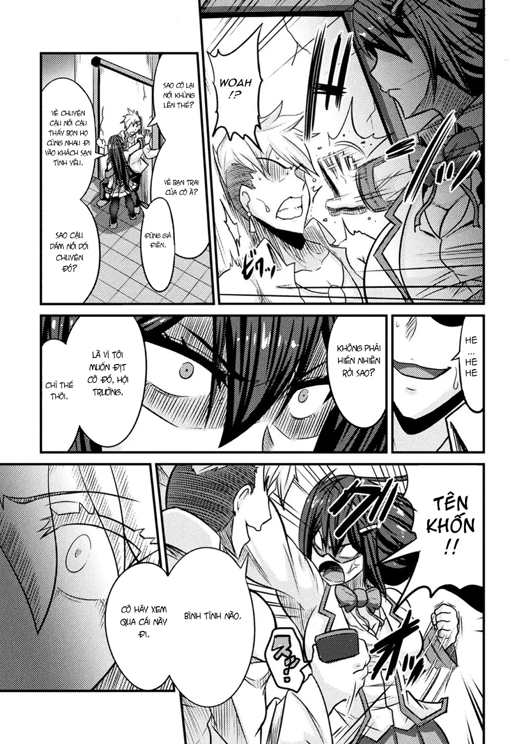 HentaiVN.net - Ảnh 10 - Huấn luyện chủ tịch hội học sinh thành một con đĩ [bitch no susume] - Chap 2