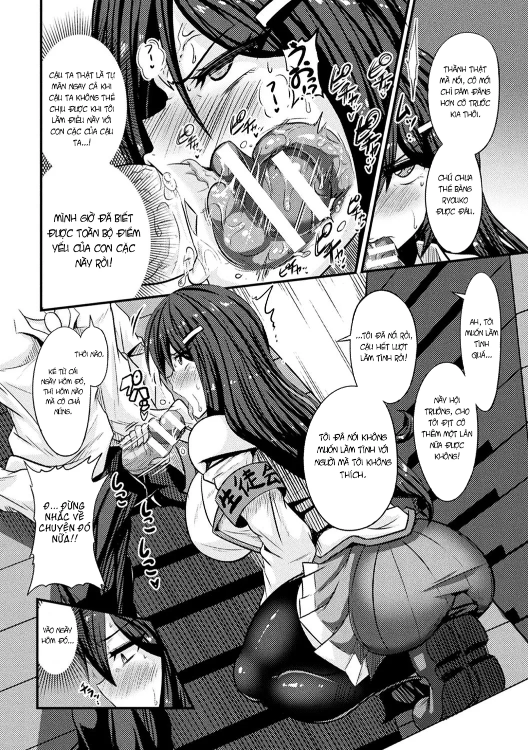 HentaiVN.net - Ảnh 3 - Huấn luyện chủ tịch hội học sinh thành một con đĩ [bitch no susume] - Chap 2