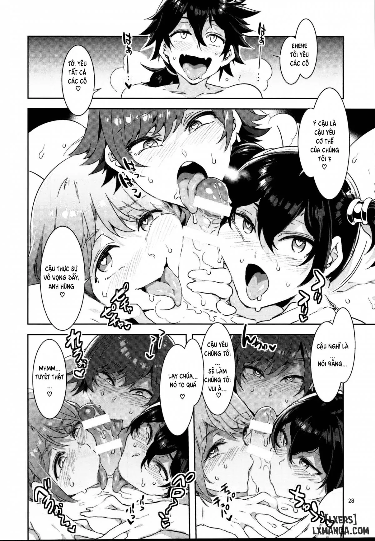 HentaiVN.net - Ảnh 27 - Hảo hán phịch thủ thiếu niên! [Seiyoku ni Shoujiki Sugiru Shota Yuusha] - Chapter 1