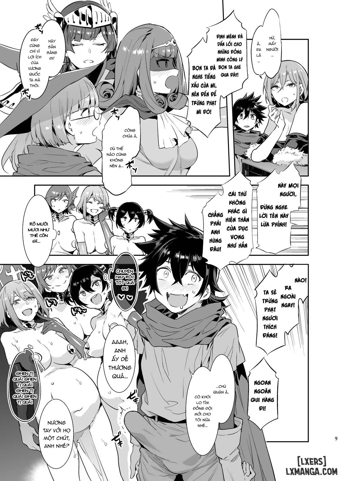 HentaiVN.net - Ảnh 8 - Hảo hán phịch thủ thiếu niên! [Seiyoku ni Shoujiki Sugiru Shota Yuusha] - Chapter 2 END