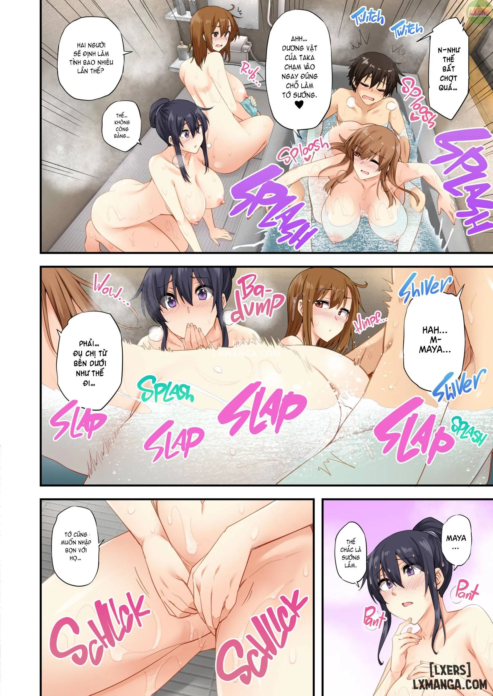 HentaiVN.net - Ảnh 15 - Onee-chan no Wasuremono o Todoke ni Kita Hazu nanoni [3 vs 1 Volleyball Match] - Chapter 2